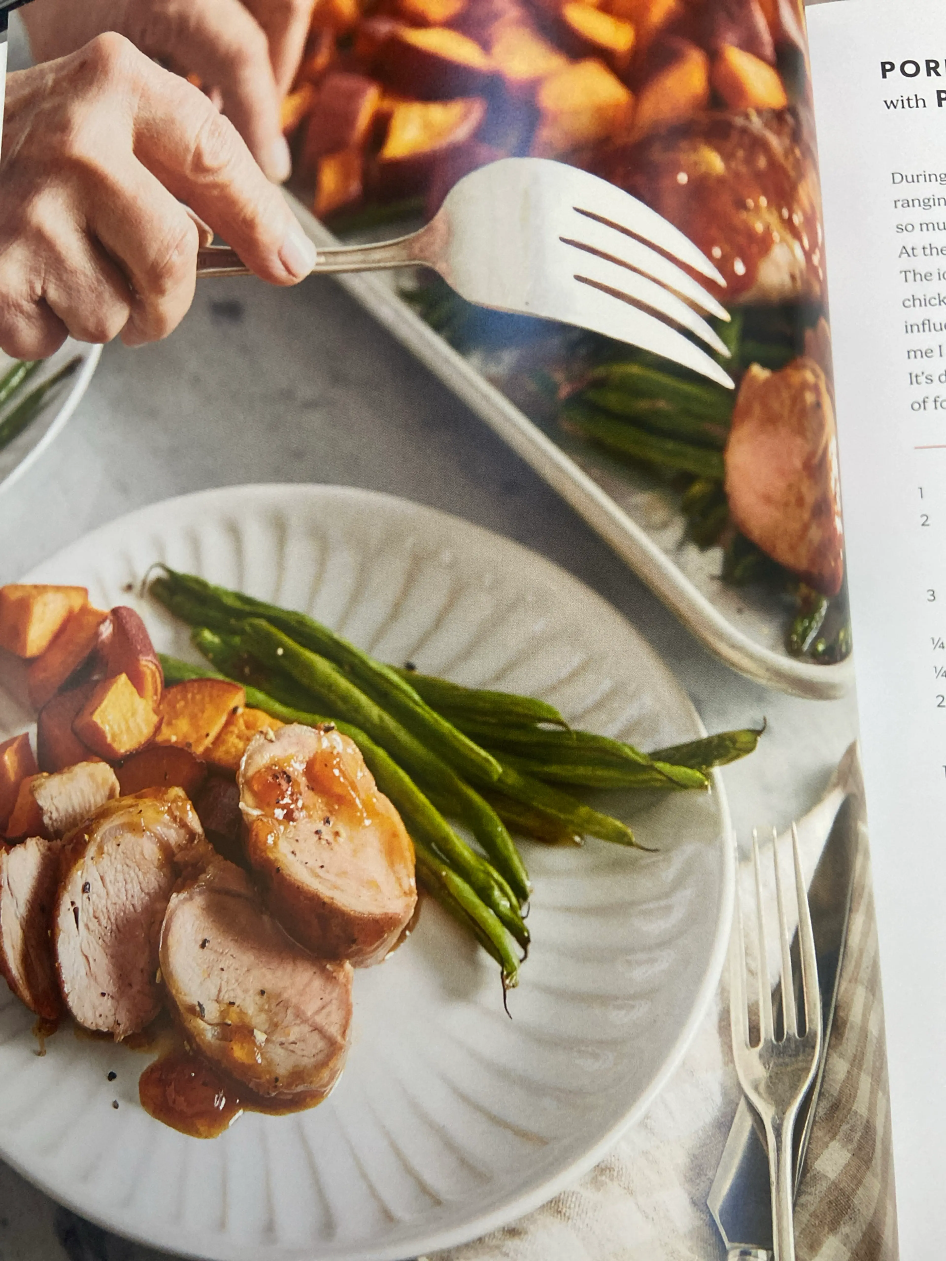 PORK TENDERLOIN with PEACH GLAZE