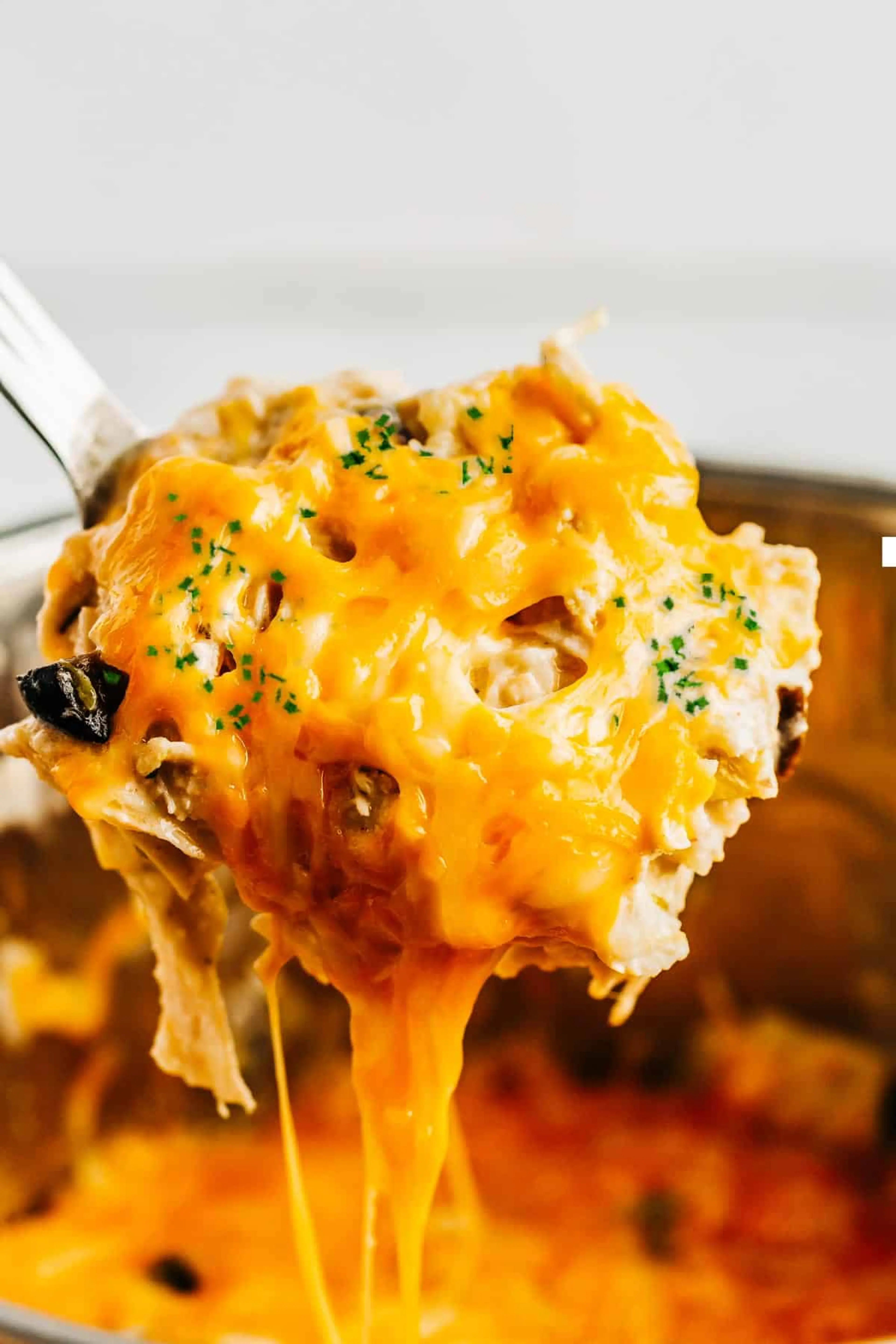 Instant Pot Sour Cream Chicken Enchilada Casserole