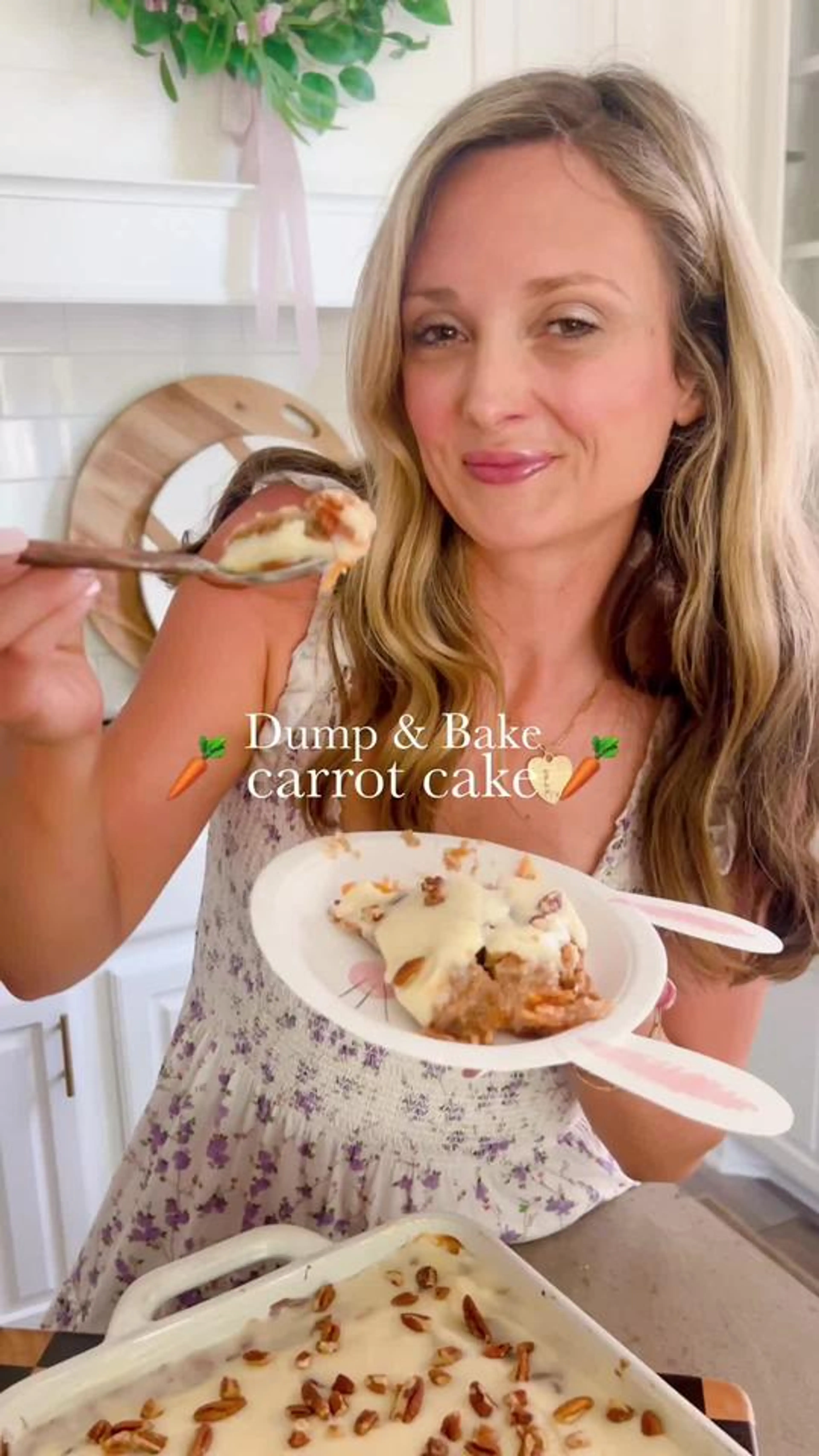 Dump and Bake Carrot Cake