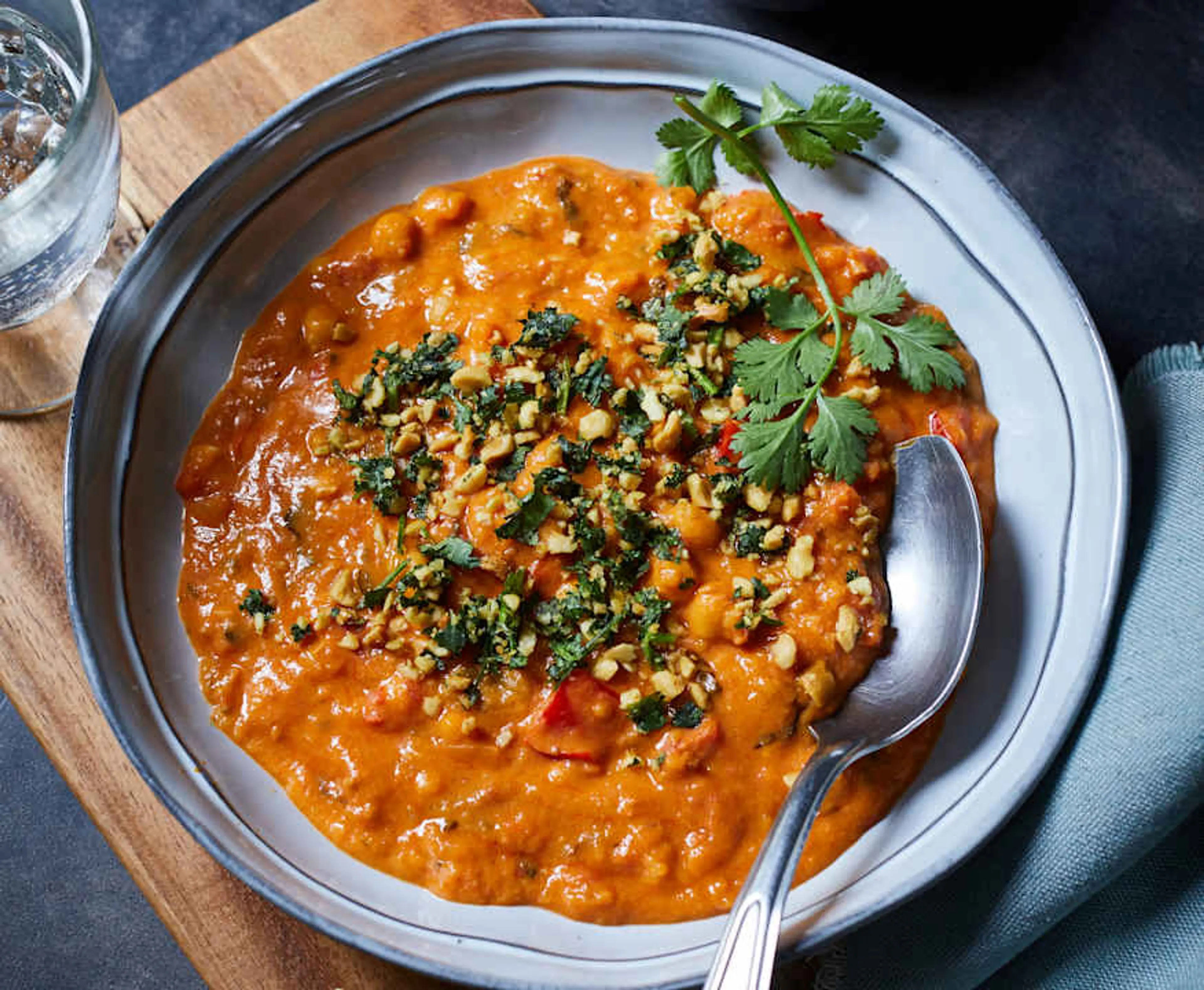 Süßkartoffel-Kichererbsen-Eintopf