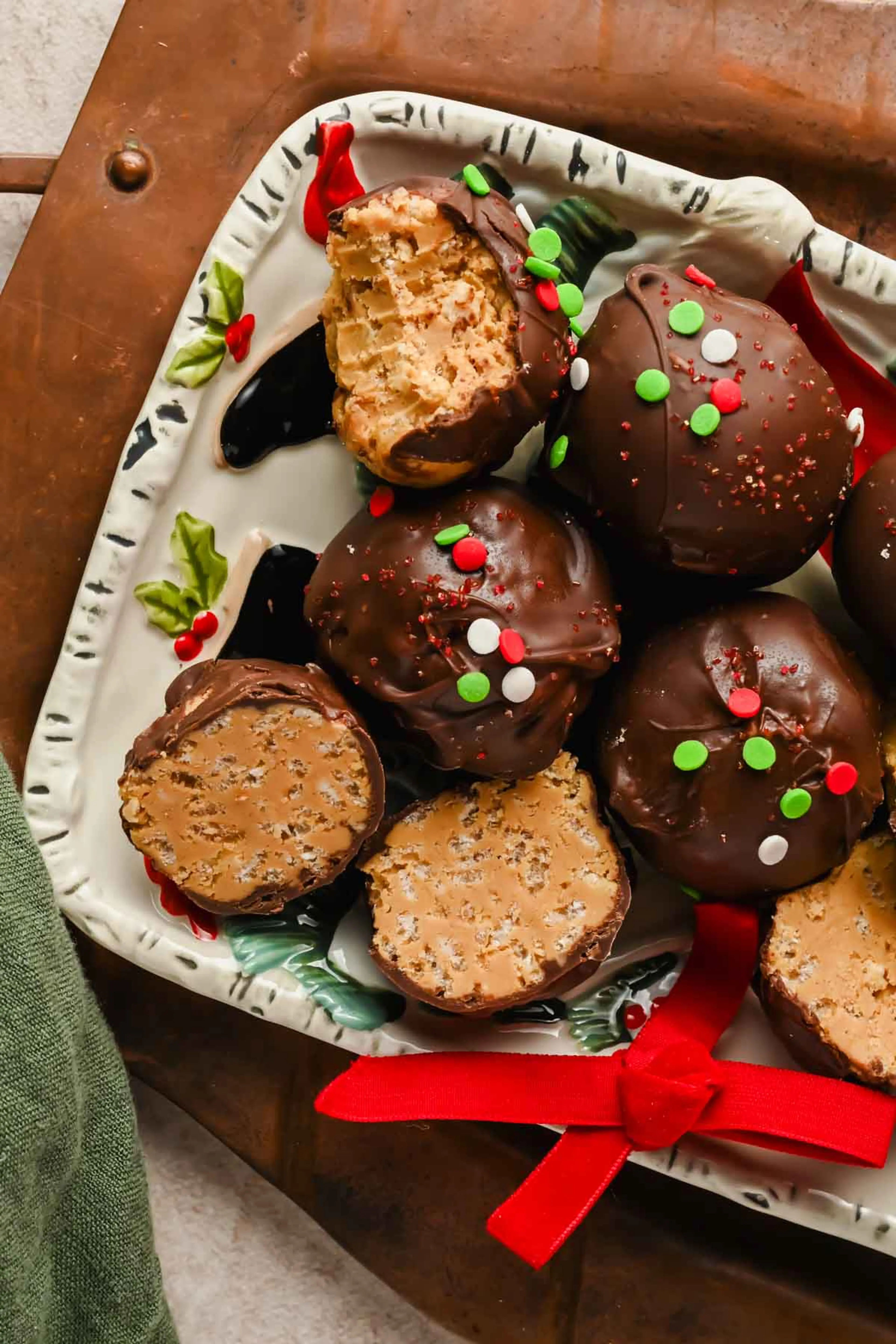 Buckeye Balls with Rice Krispies Recipe