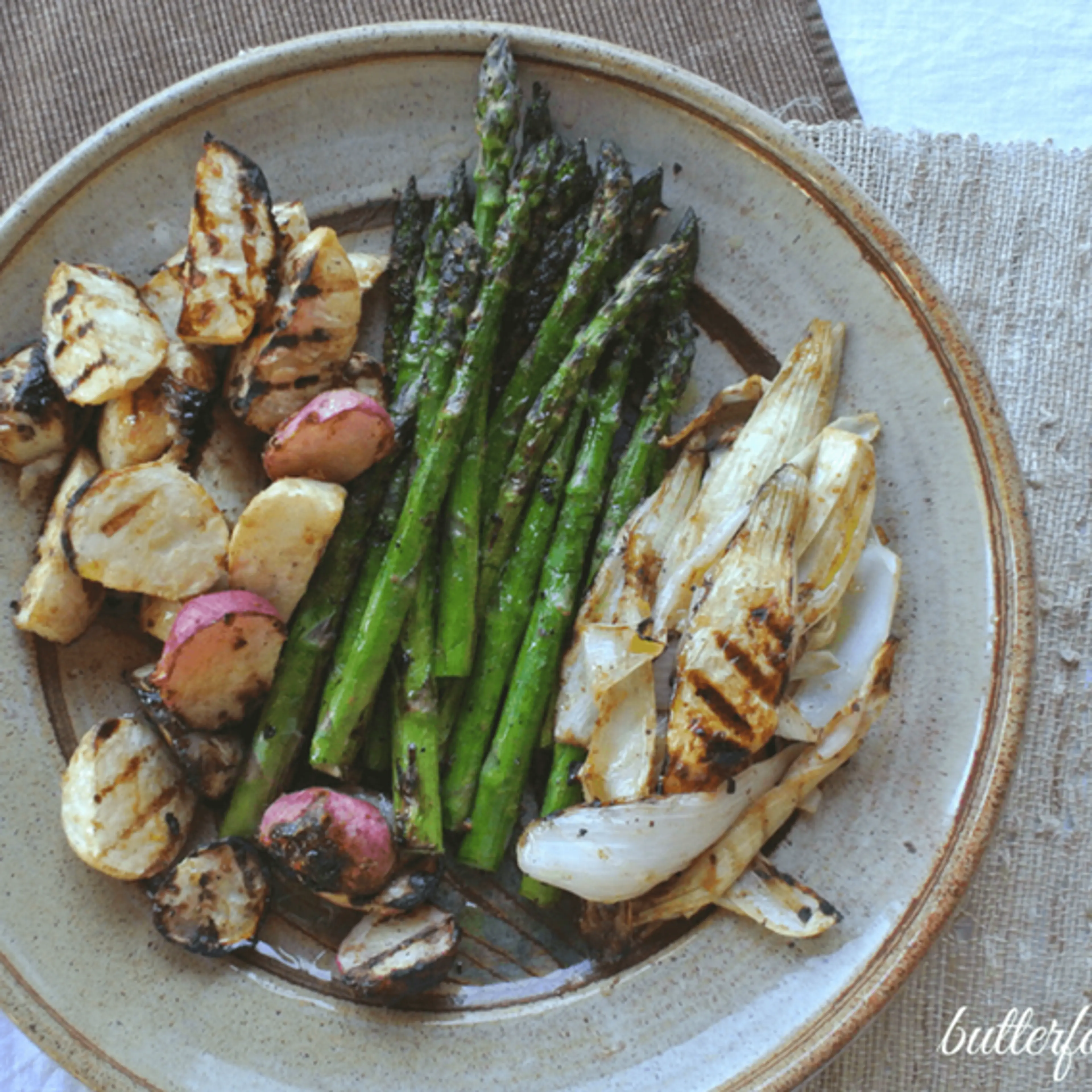 Tahini-Marinated Grilled Veggies