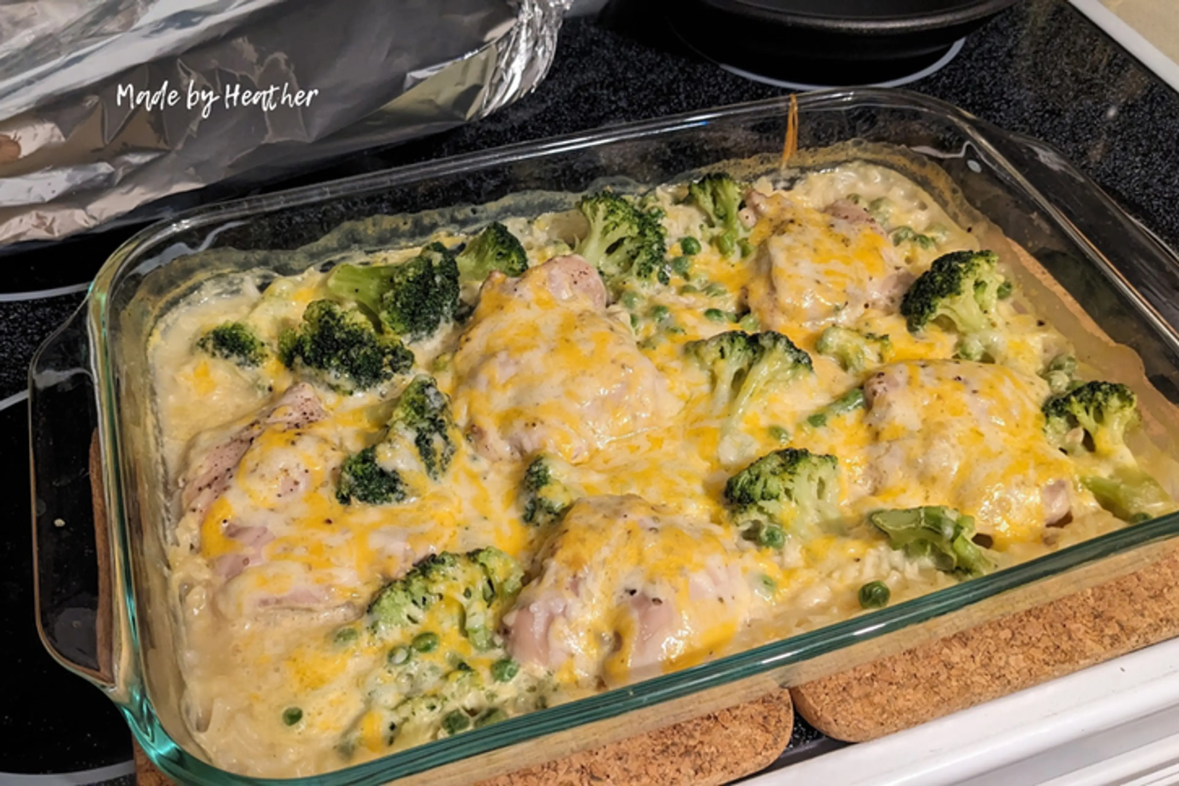 Cheesy Chicken & Rice Casserole