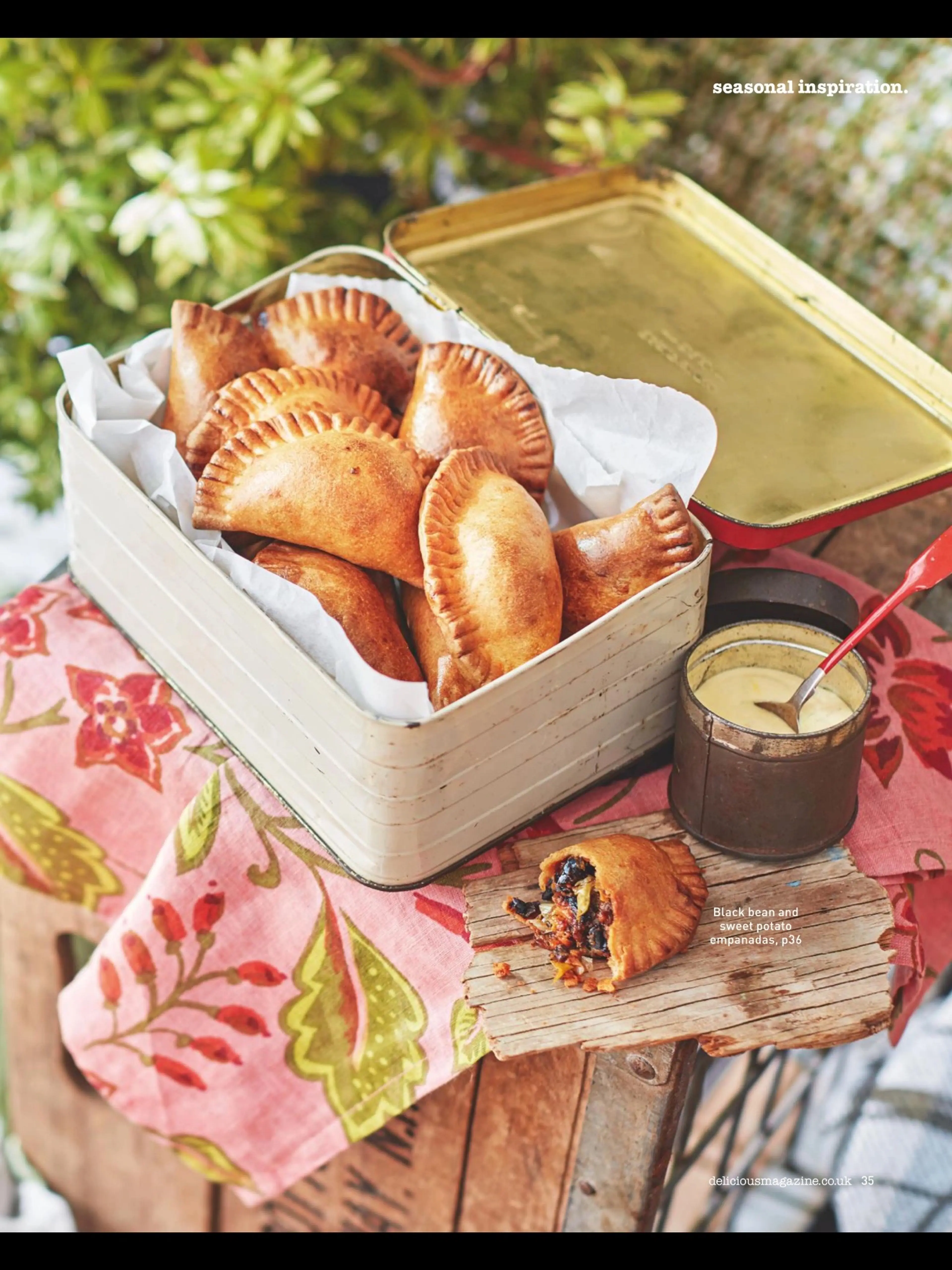 Black bean and sweet potato empanadas