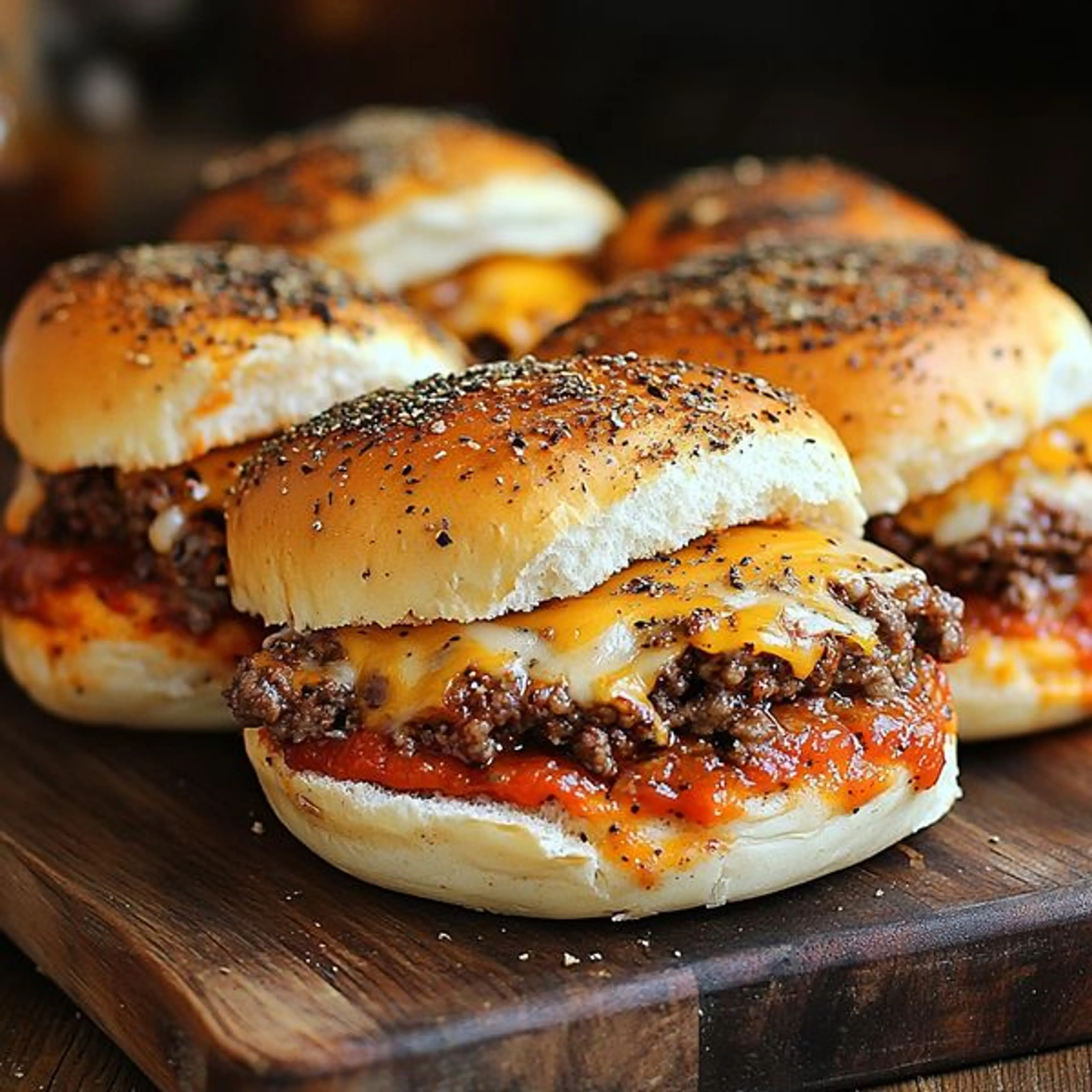 Old School Pizza Burgers