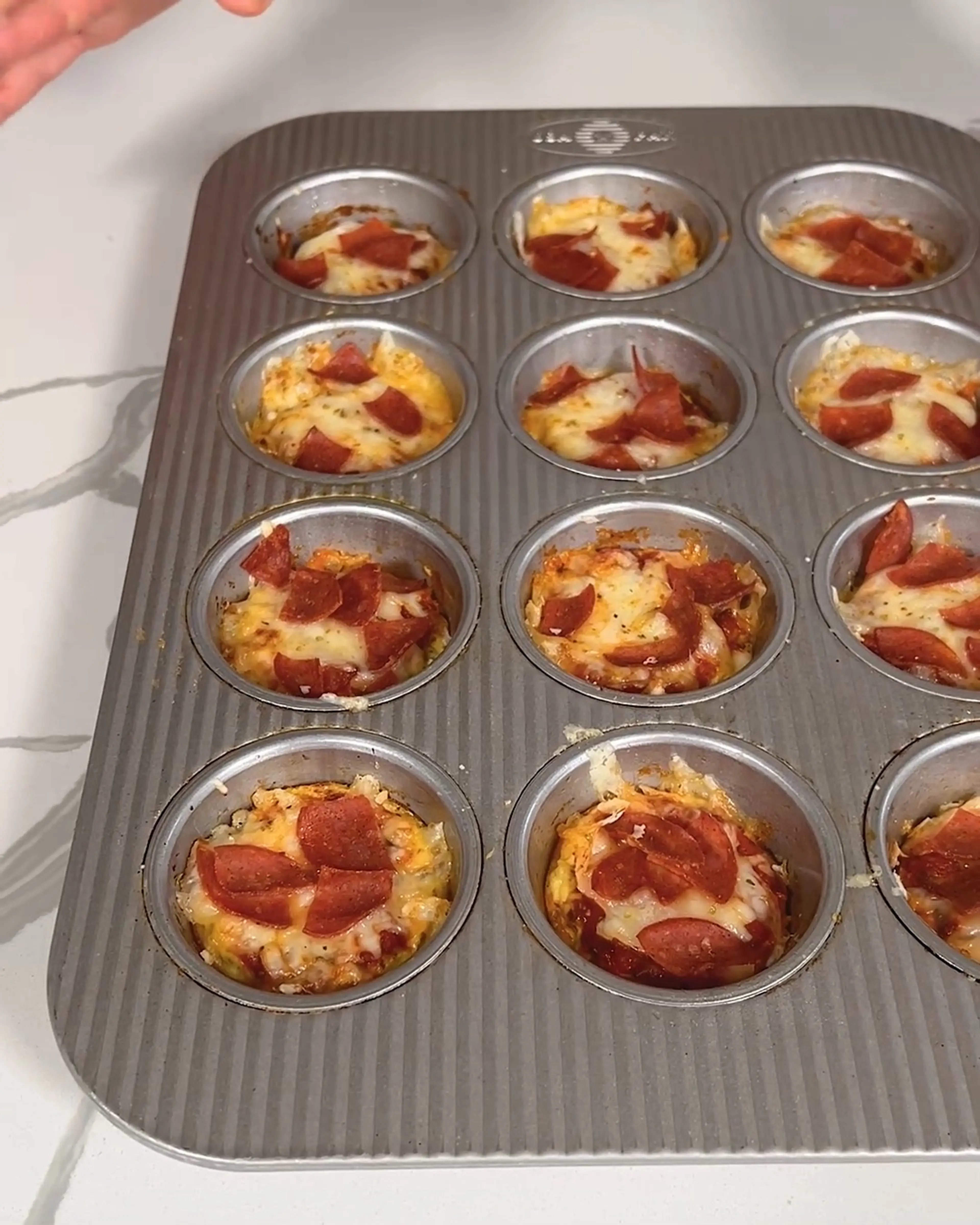 High Protein Mini Pizzas