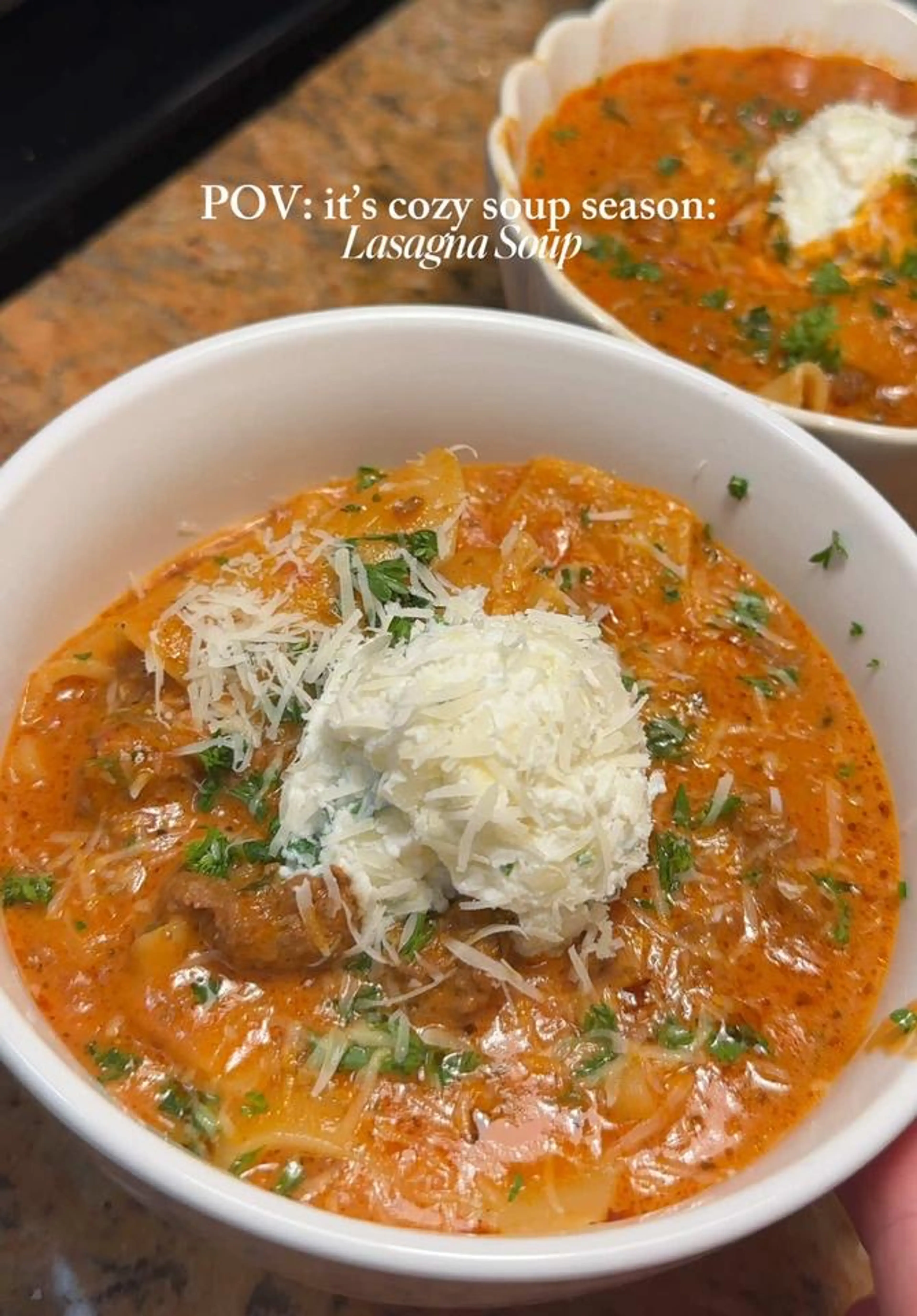 Lasagna Soup