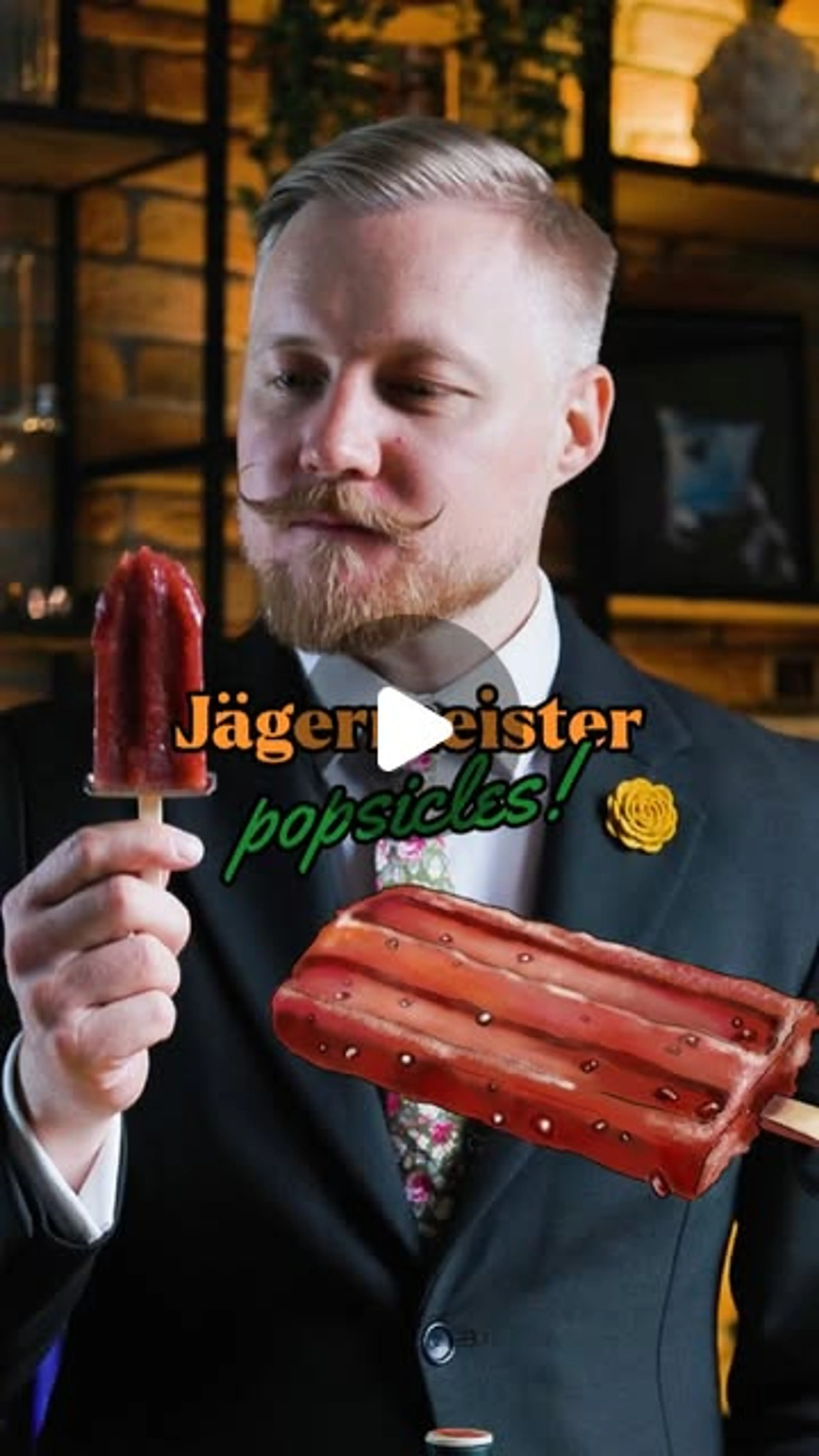Cherry & Cacao Jägermeister Popsicles 🍒