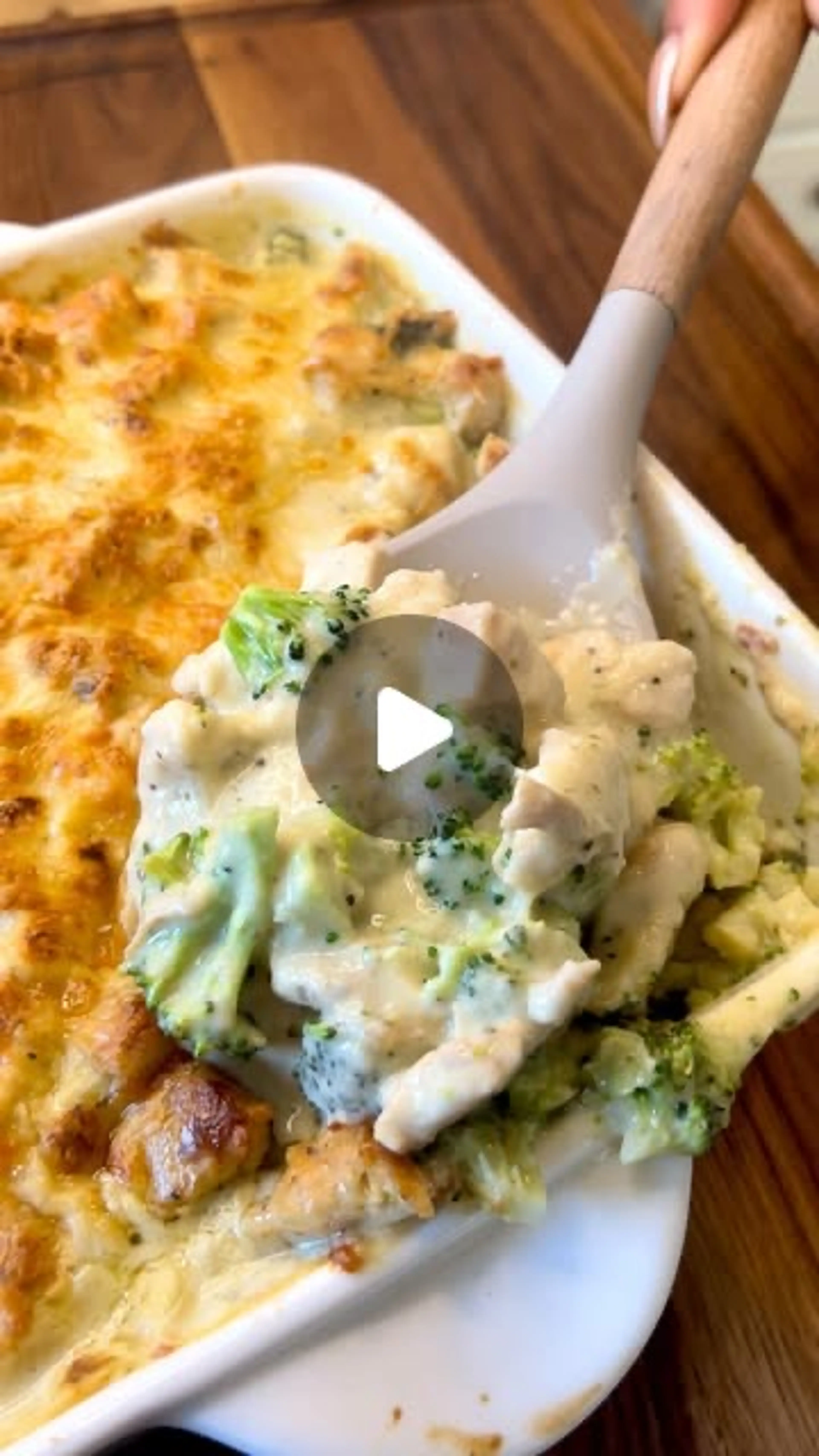 Chicken Alfredo Bake