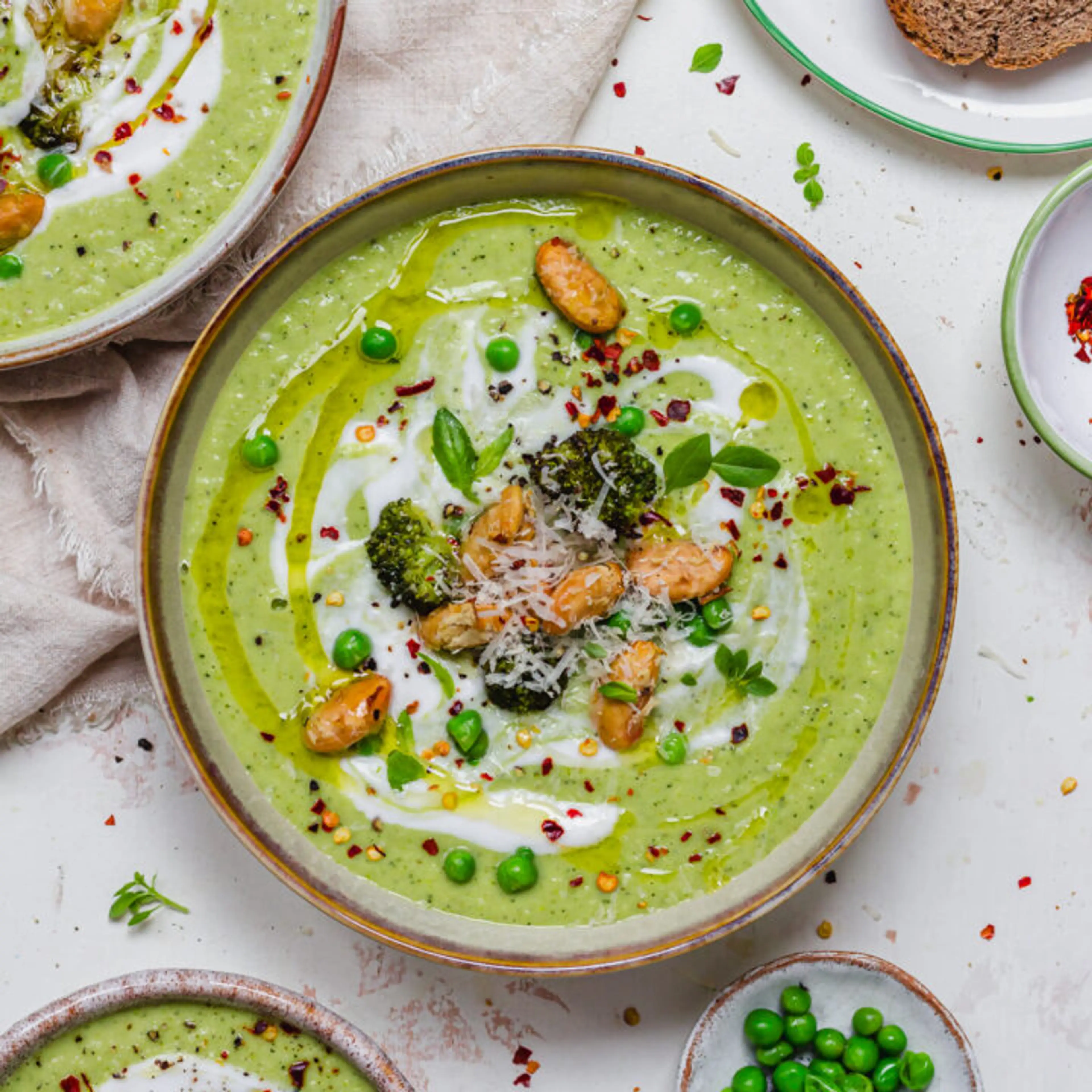 Super Greens and Beans Soup (Vegan High-Protein)