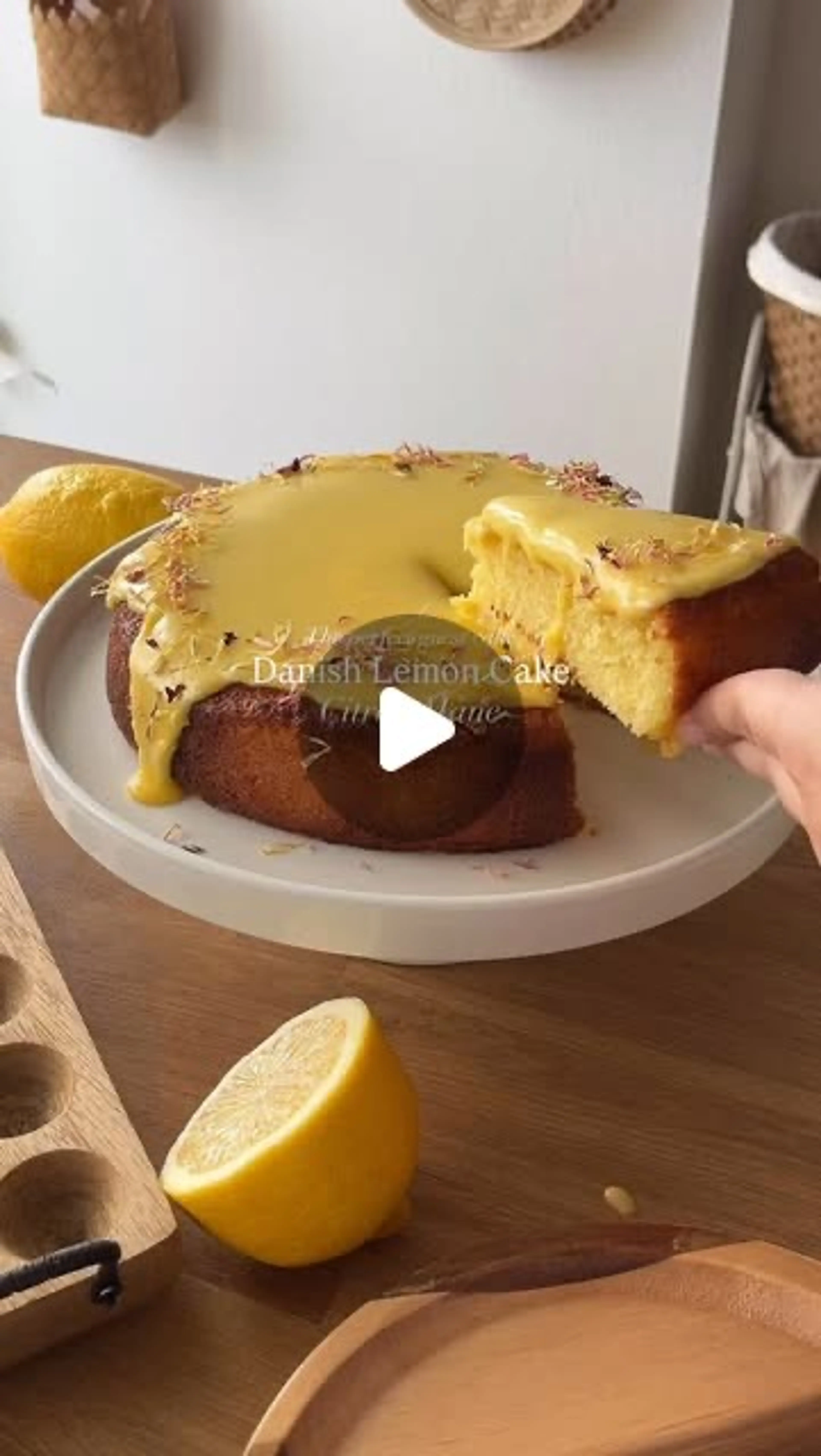 Danish Lemon Cake