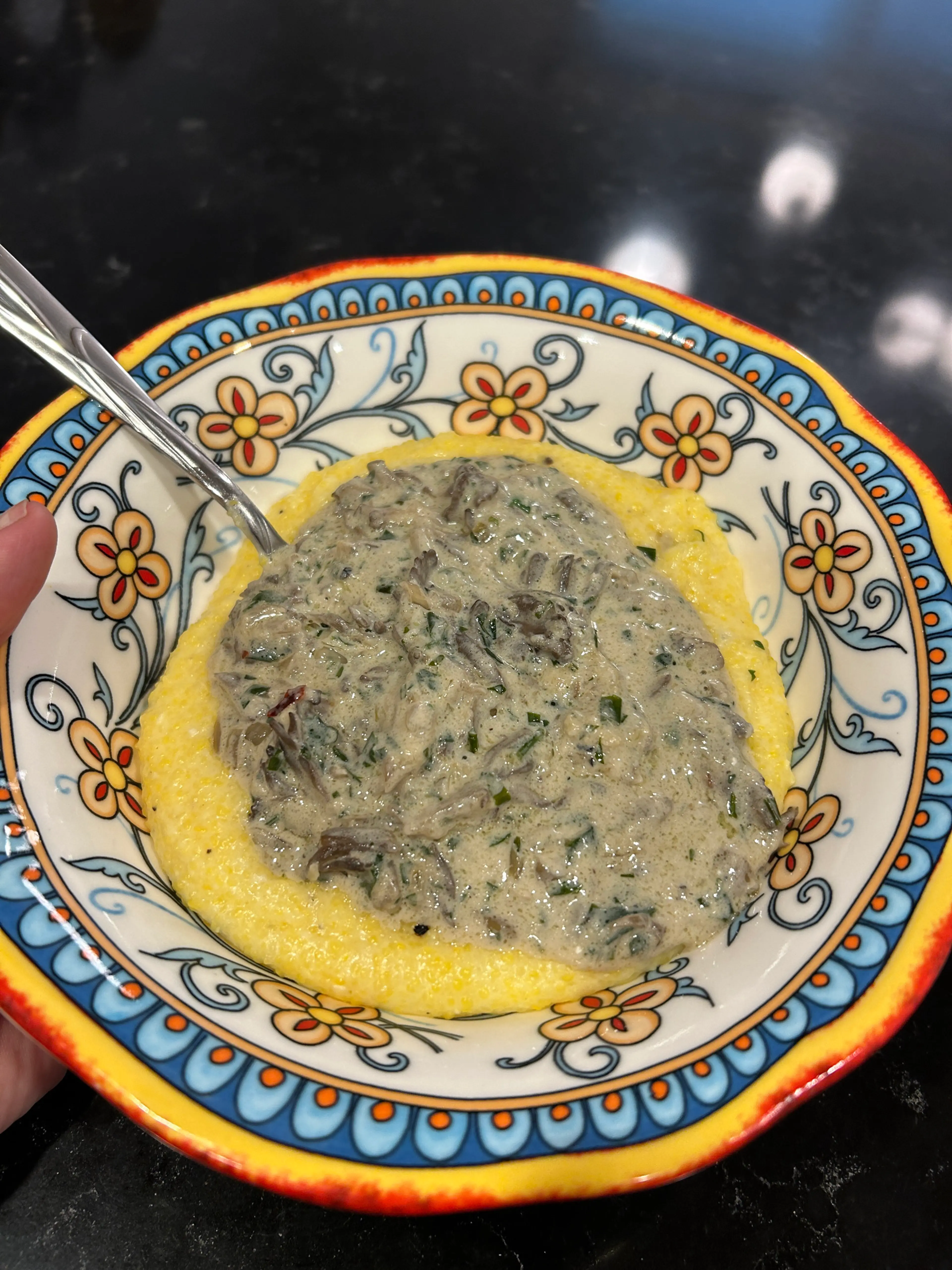Mushroom Polenta