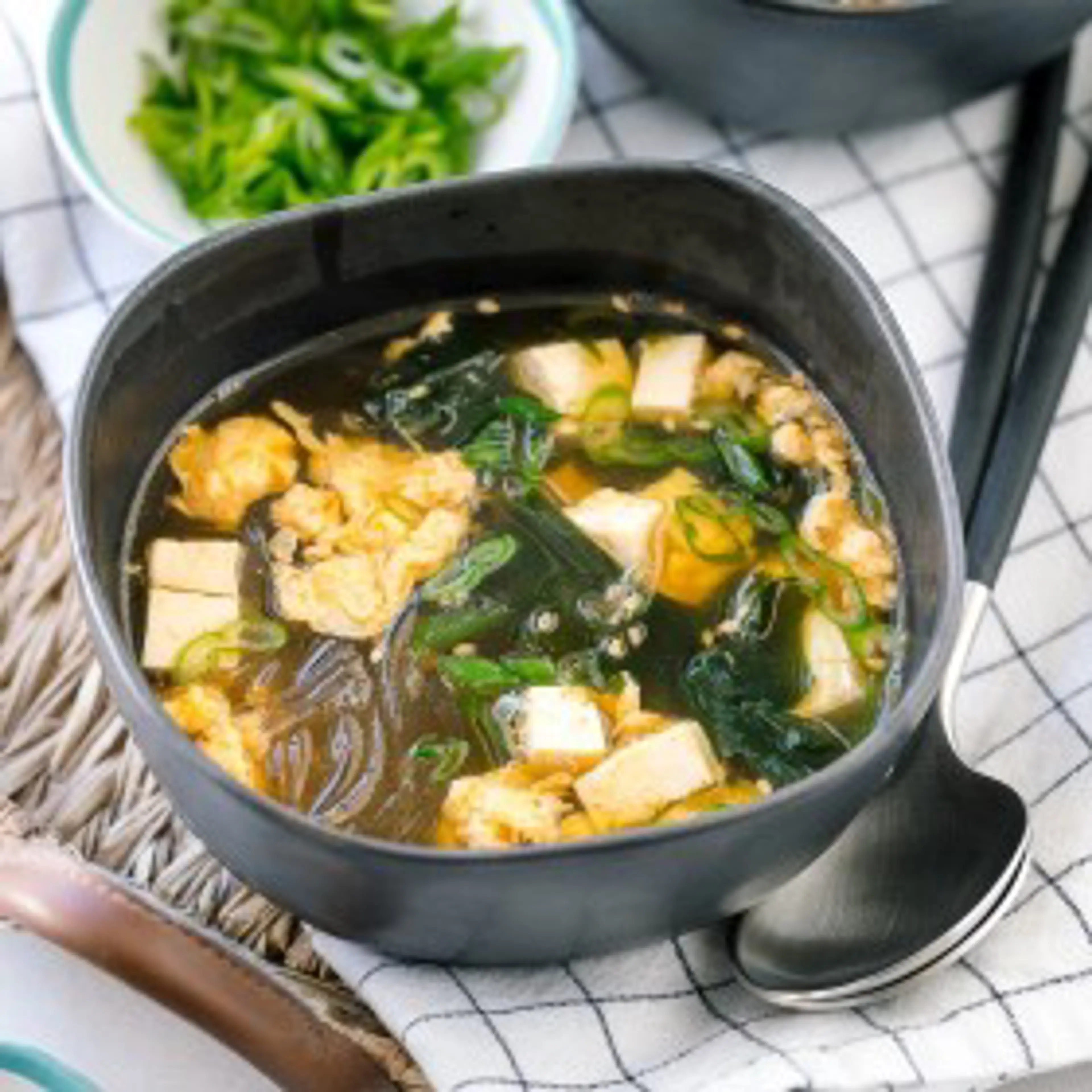 Japanese Glass Noodle Soup (Harusame Soup) 春雨スープ