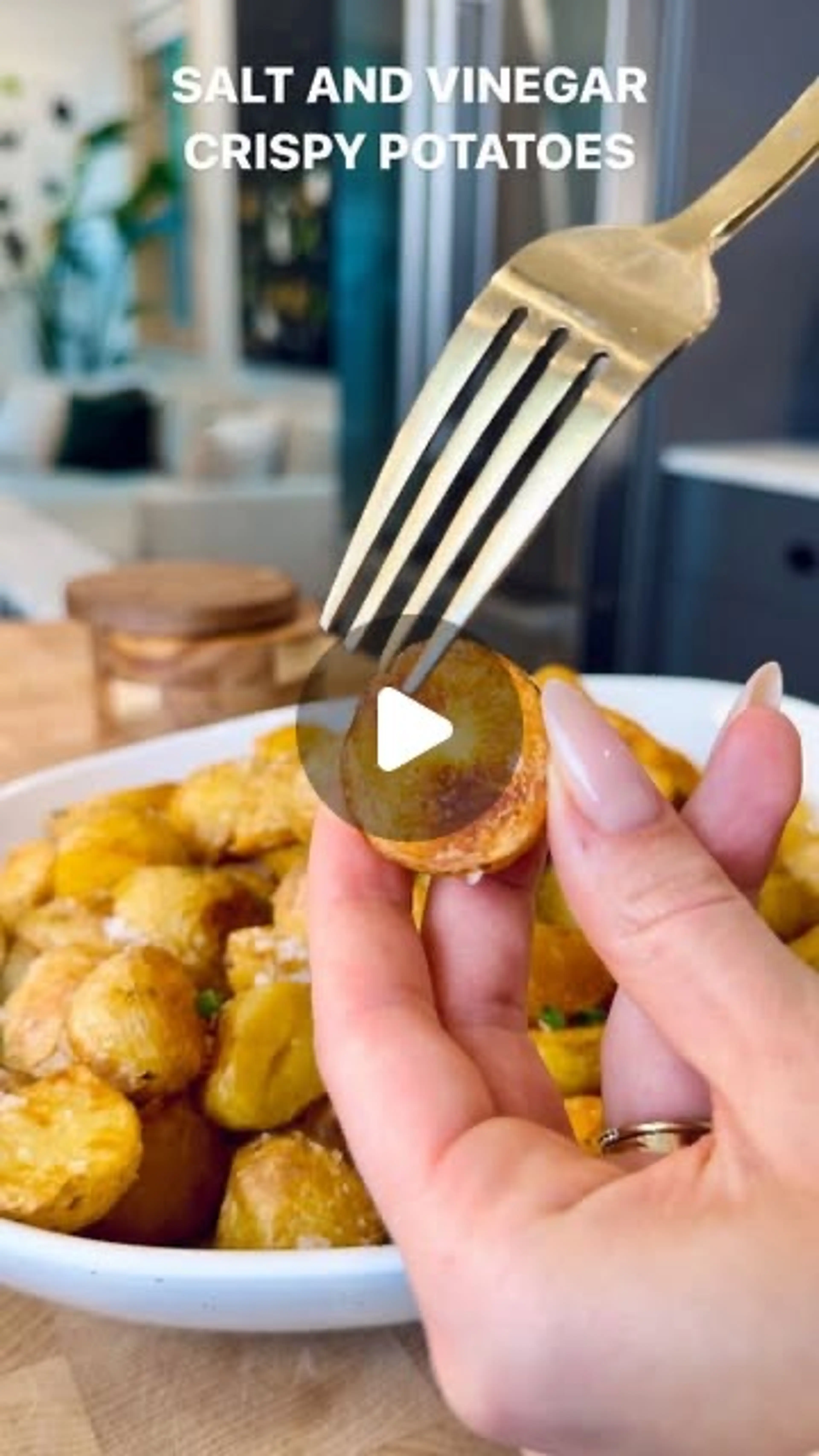 Salt And Vinegar Crispy Potatoes