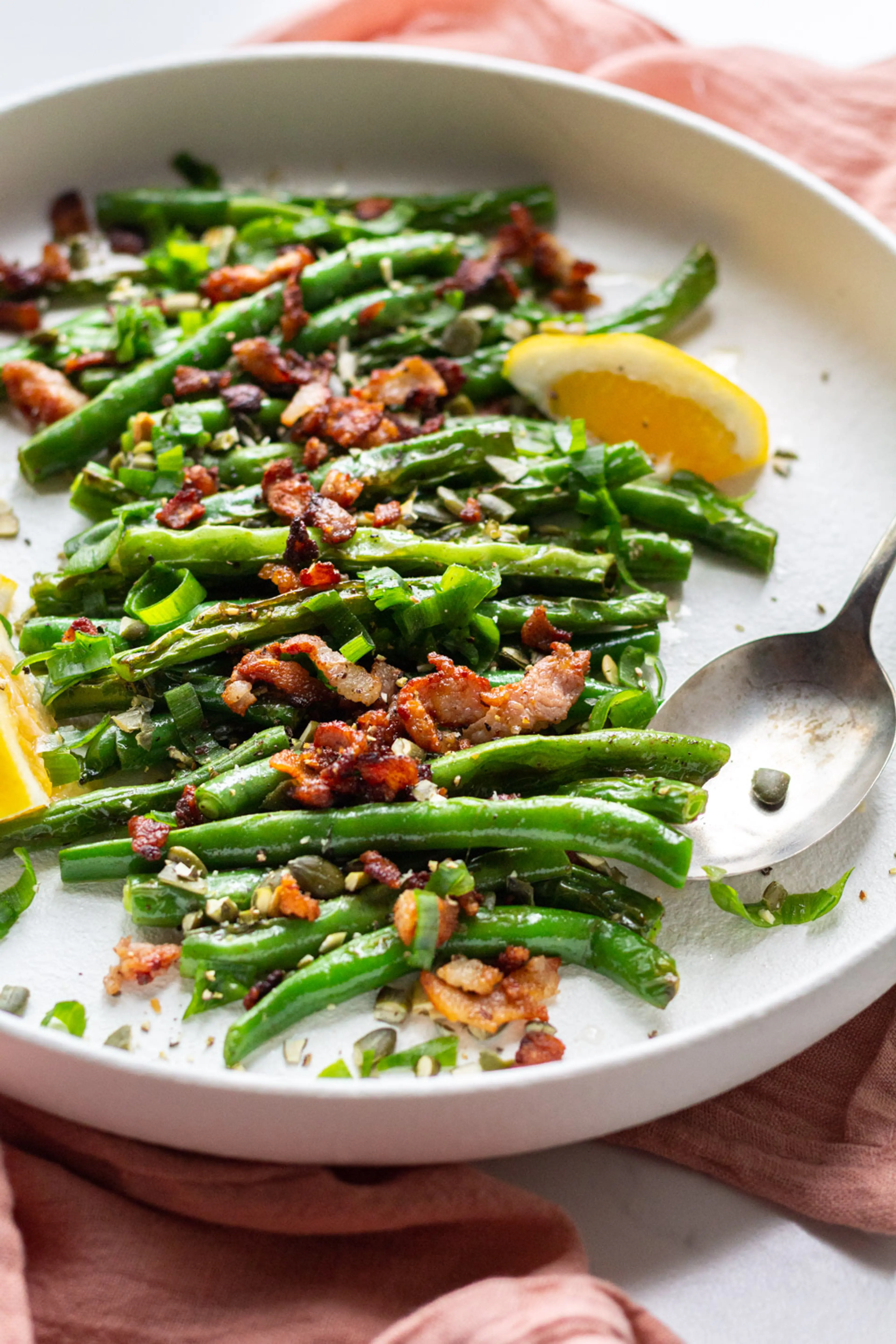 Super Delish Green Bean Bacon Side
