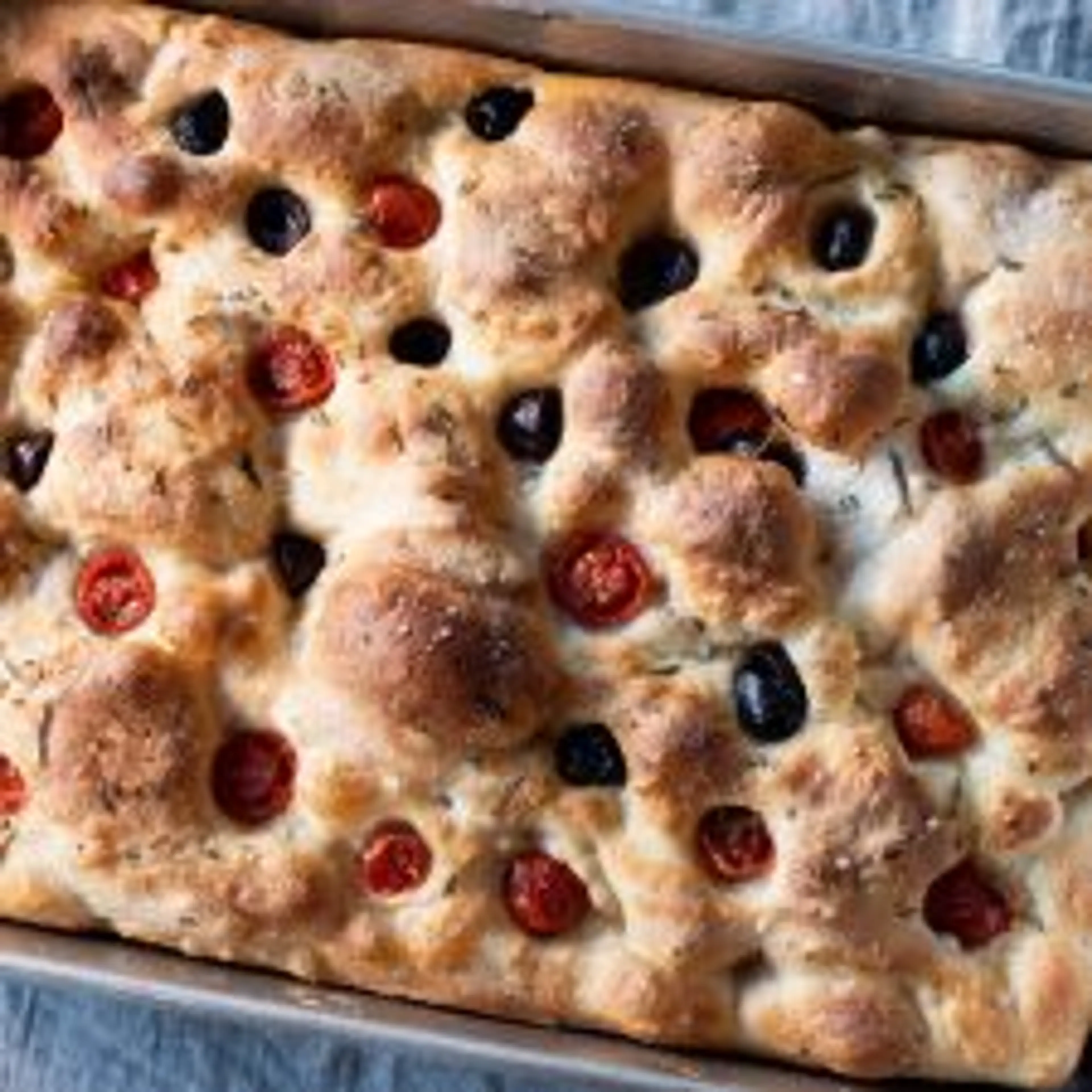 A Simple Sourdough Focaccia