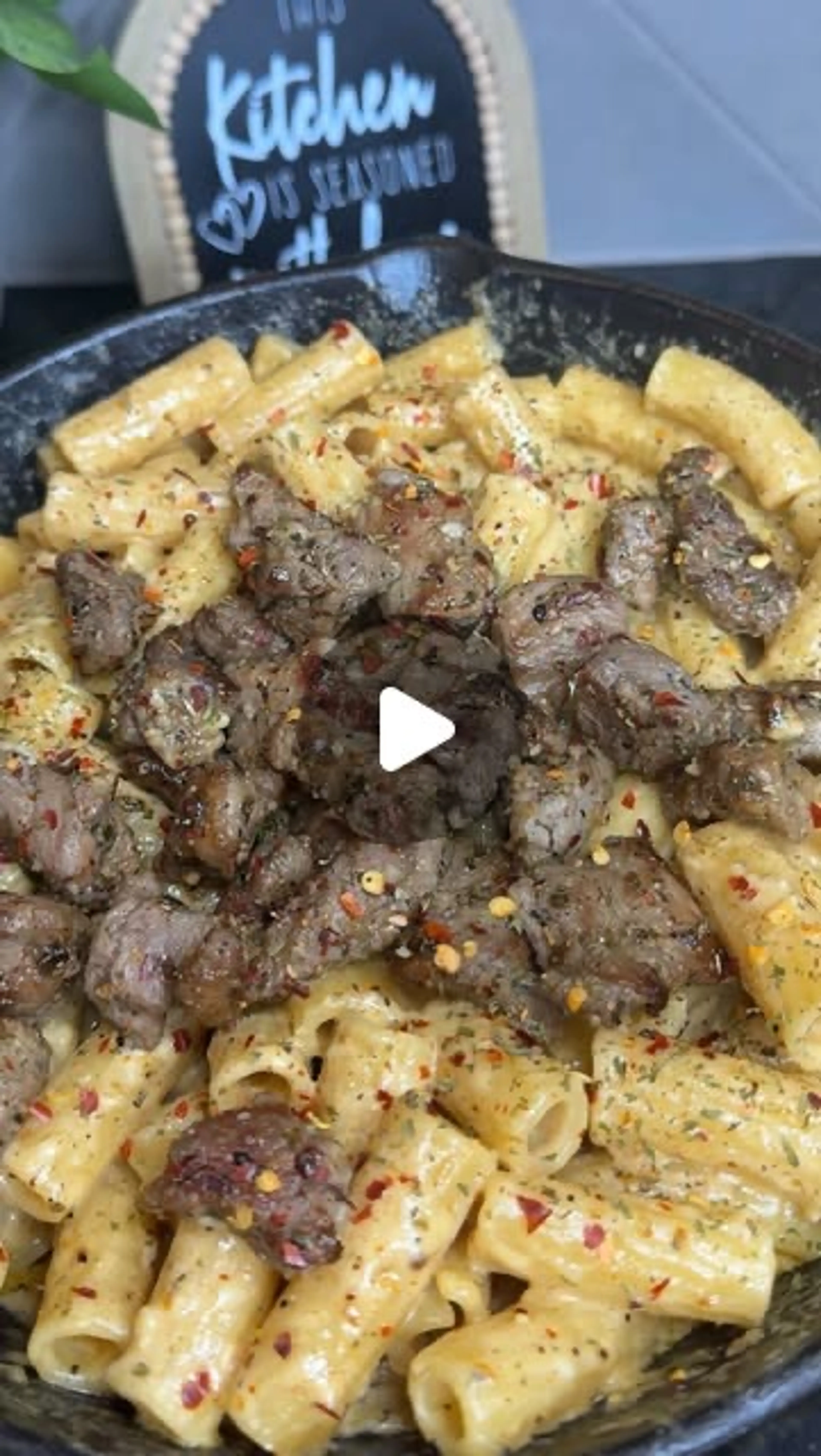 Steak Rigatoni Pasta Recipe