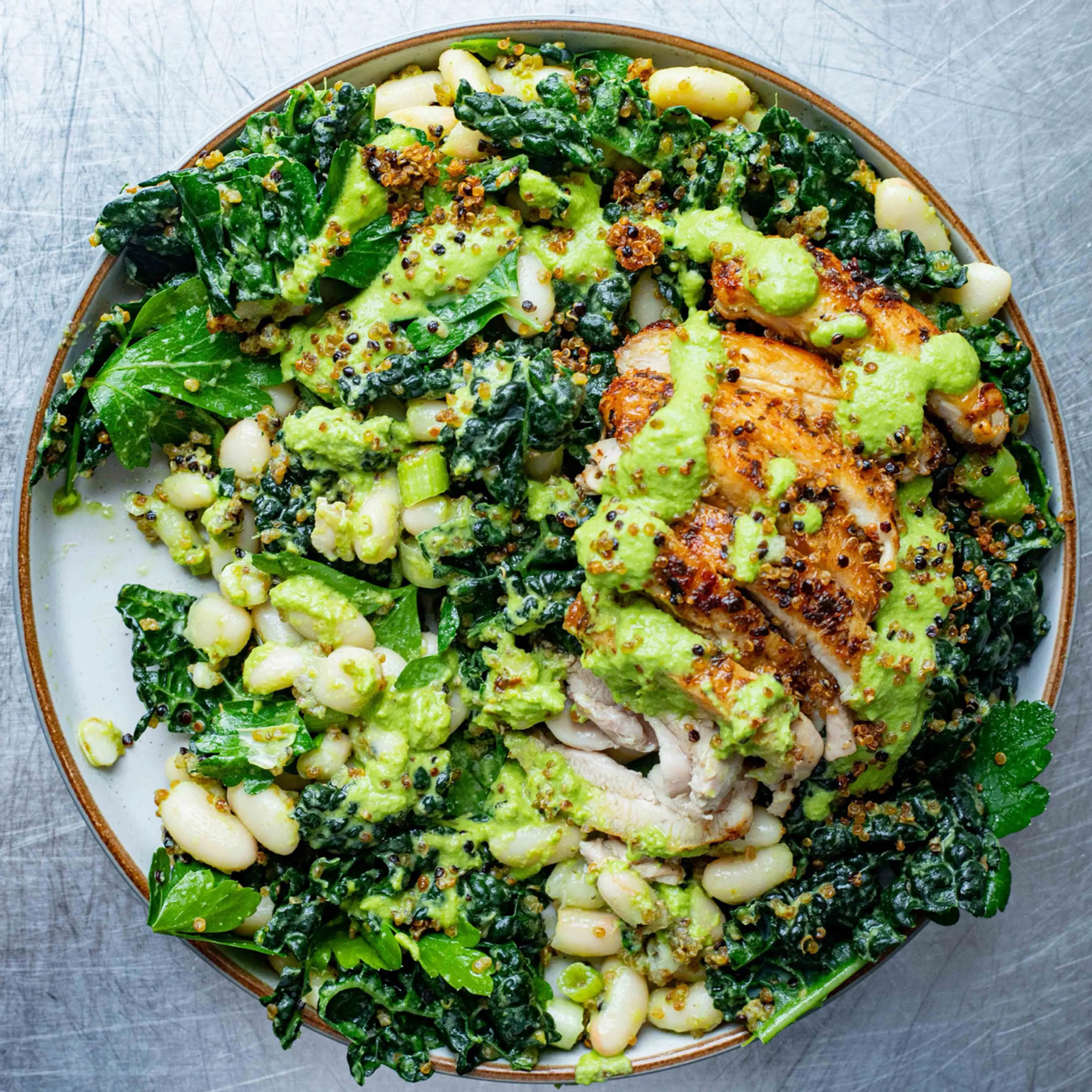 Crunchy Quinoa & Chicken Salad