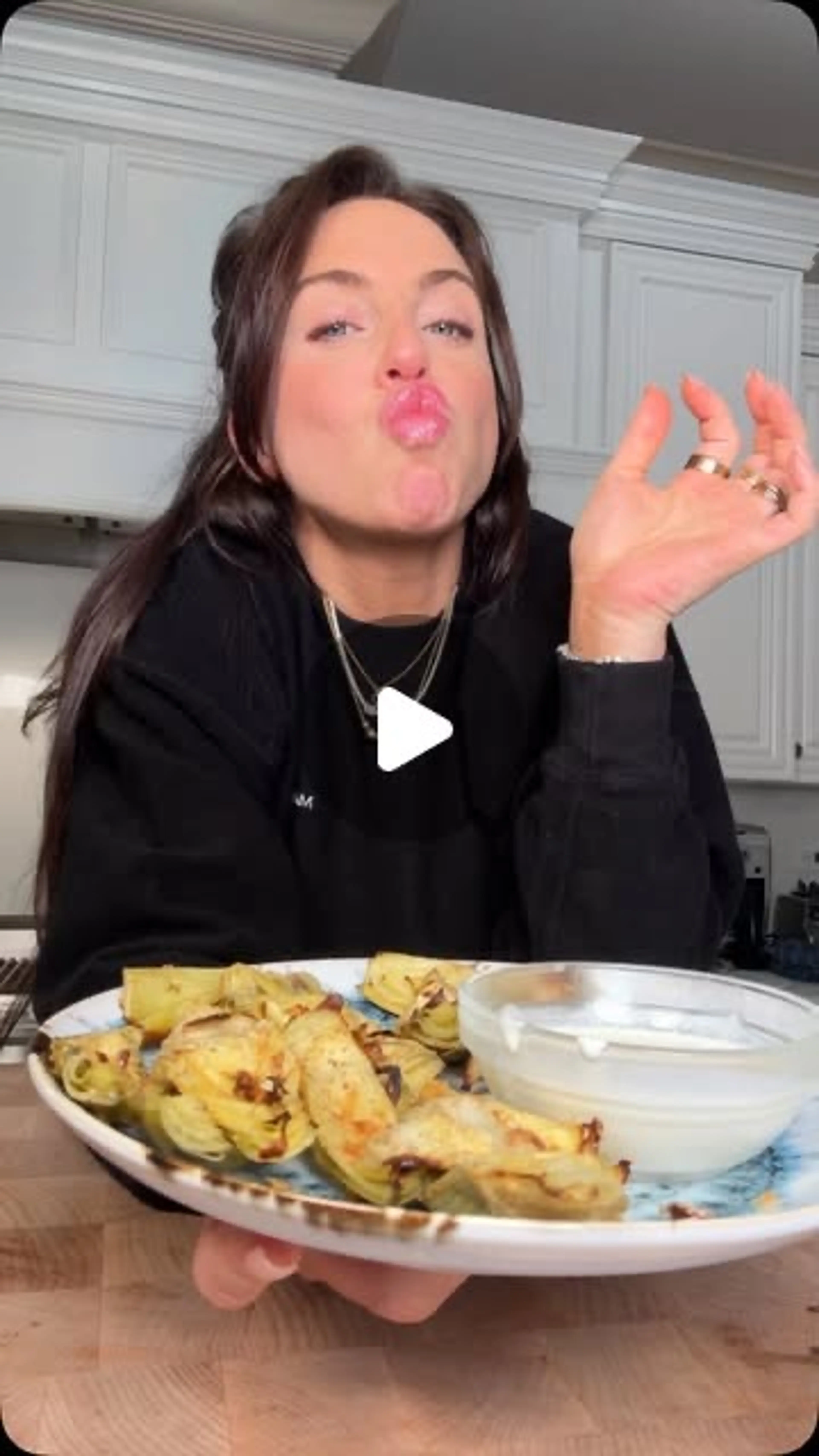 Gut Healthy Air Fryer Artichokes with Garlic Lemon Aioli