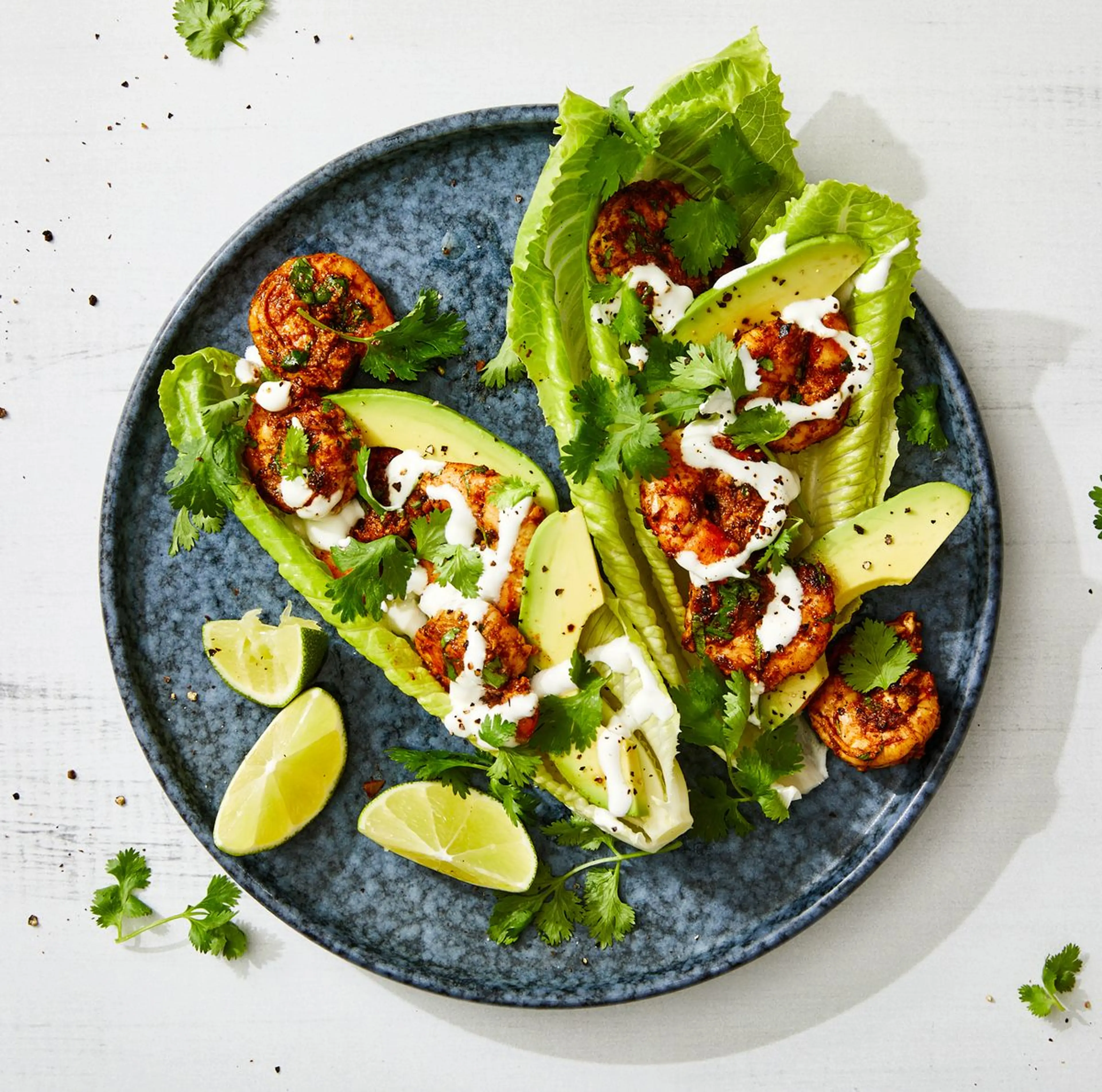 Cilantro-Lime Shrimp Wraps