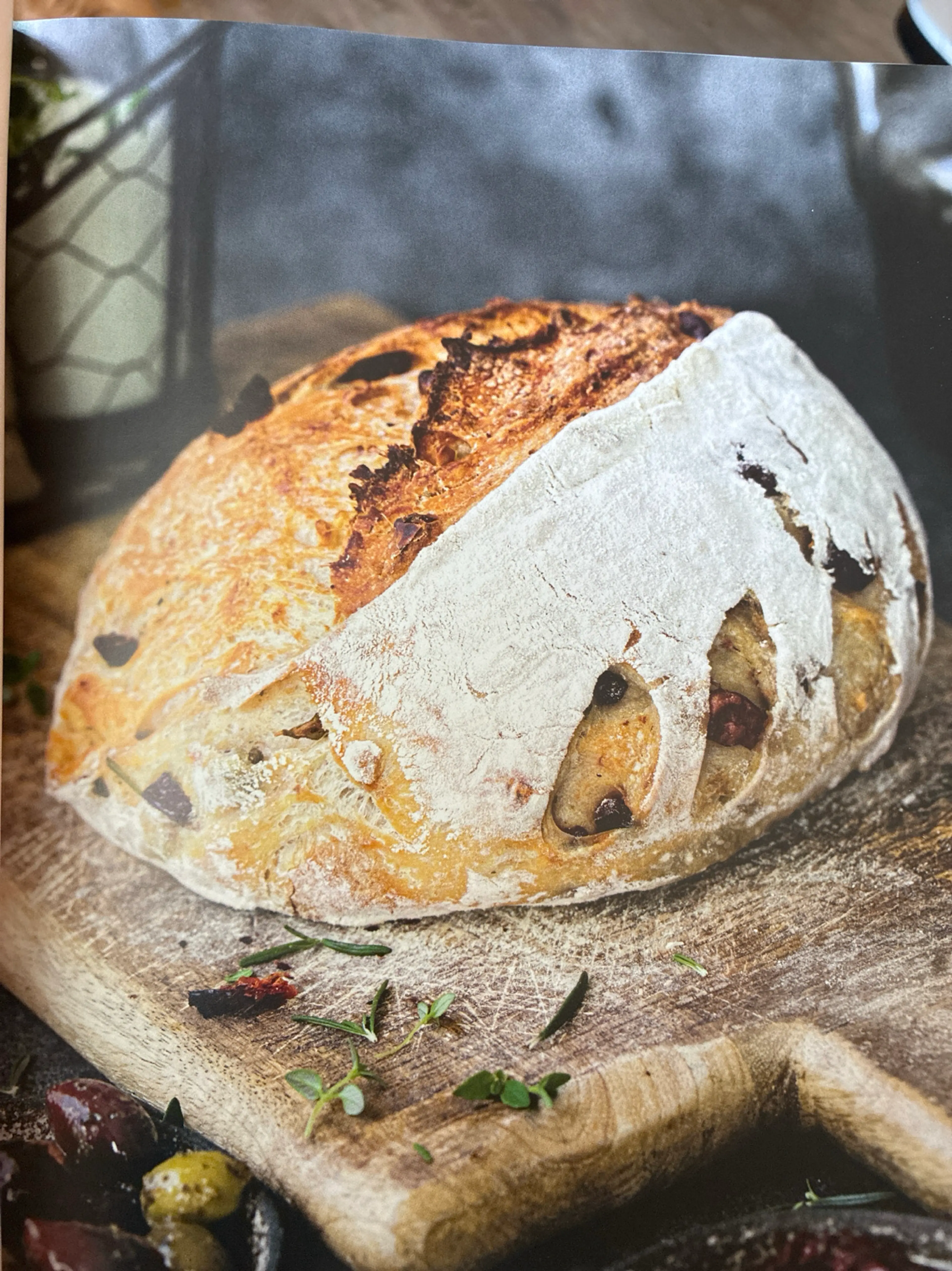 No-Knead Mediterranean-Flavored Brunch Bread