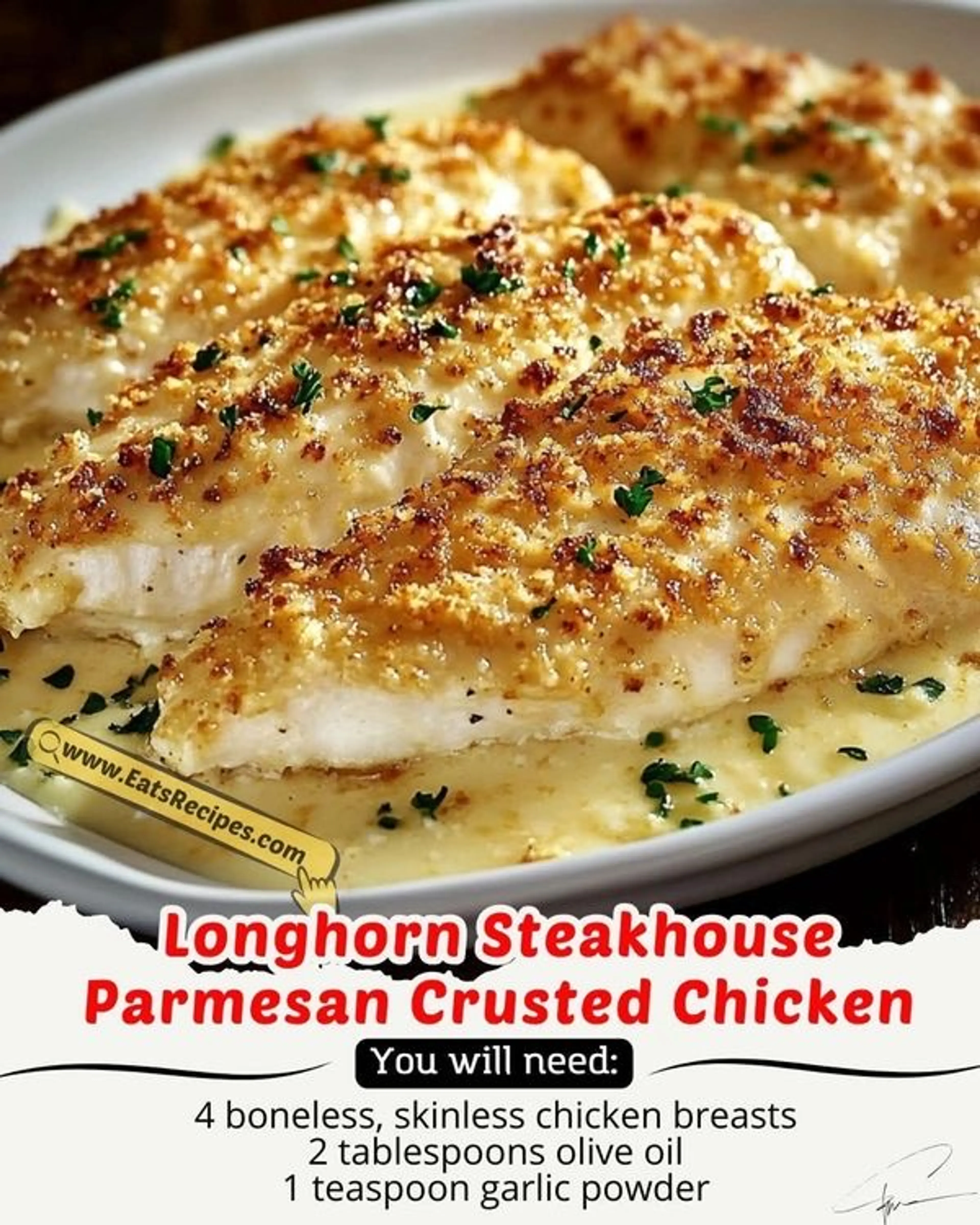 Longhorn Steakhouse Parmesan Crusted Chicken