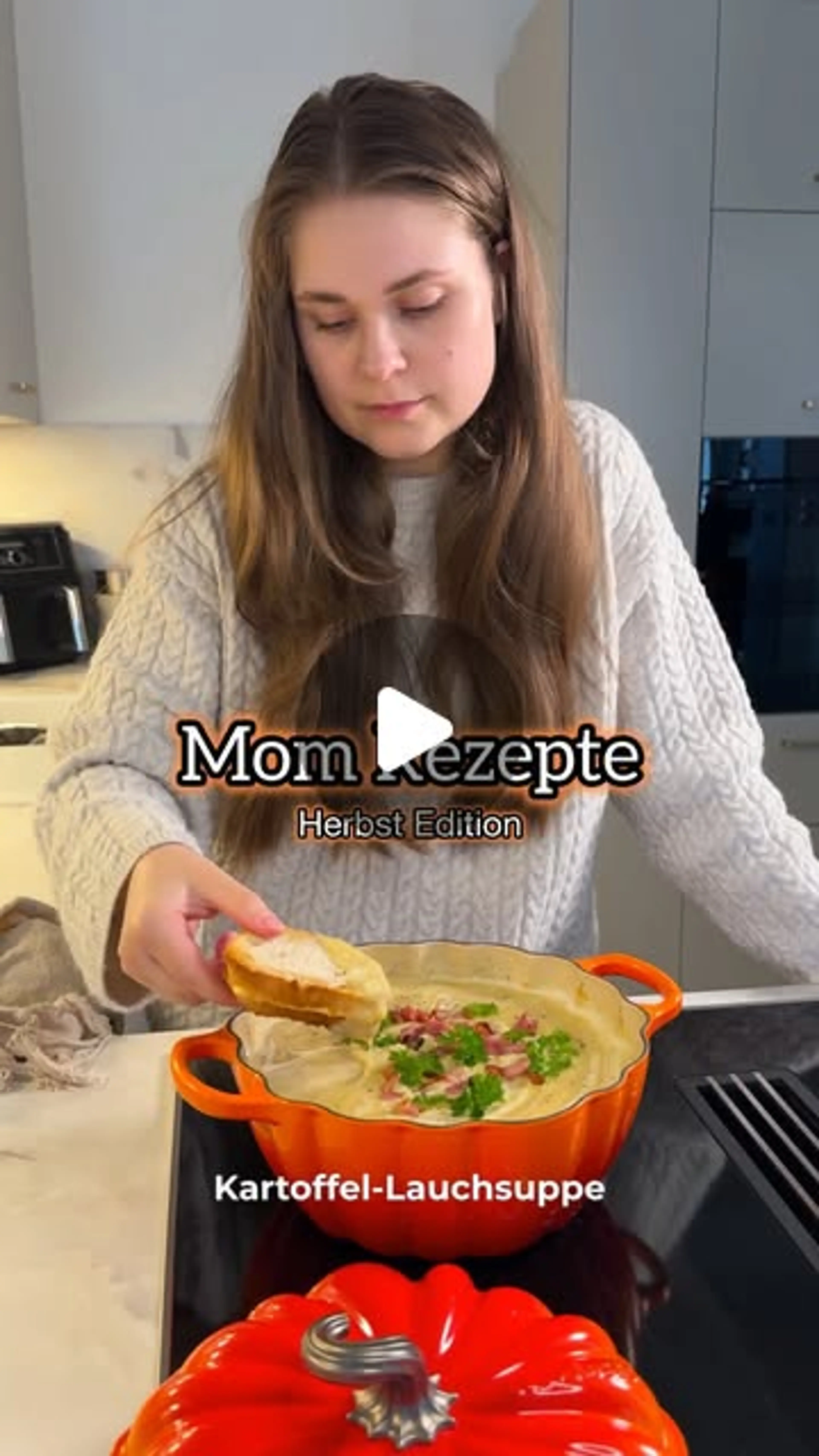 Kartoffel Lauchsuppe Mit Speck