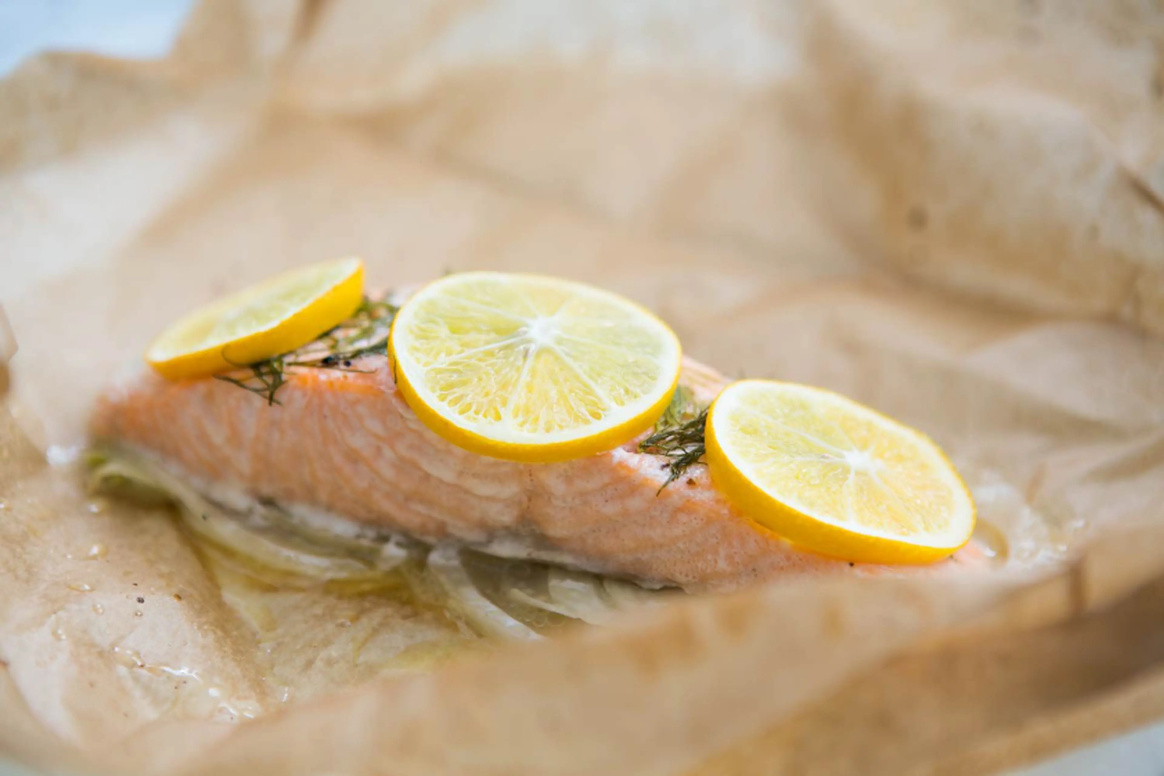 Salmon With Fennel Baked in Parchment