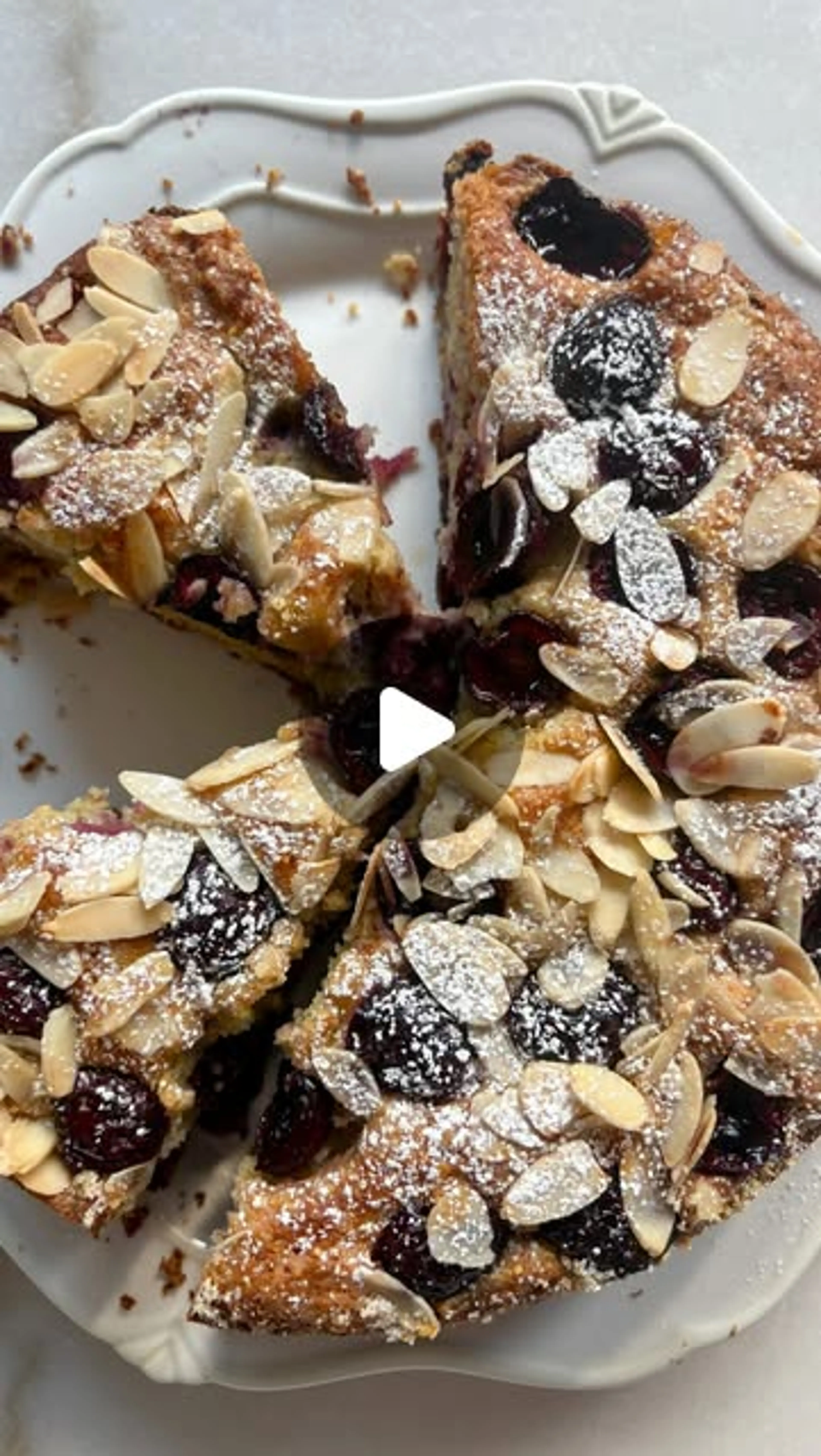 Cherry Ricotta Cake