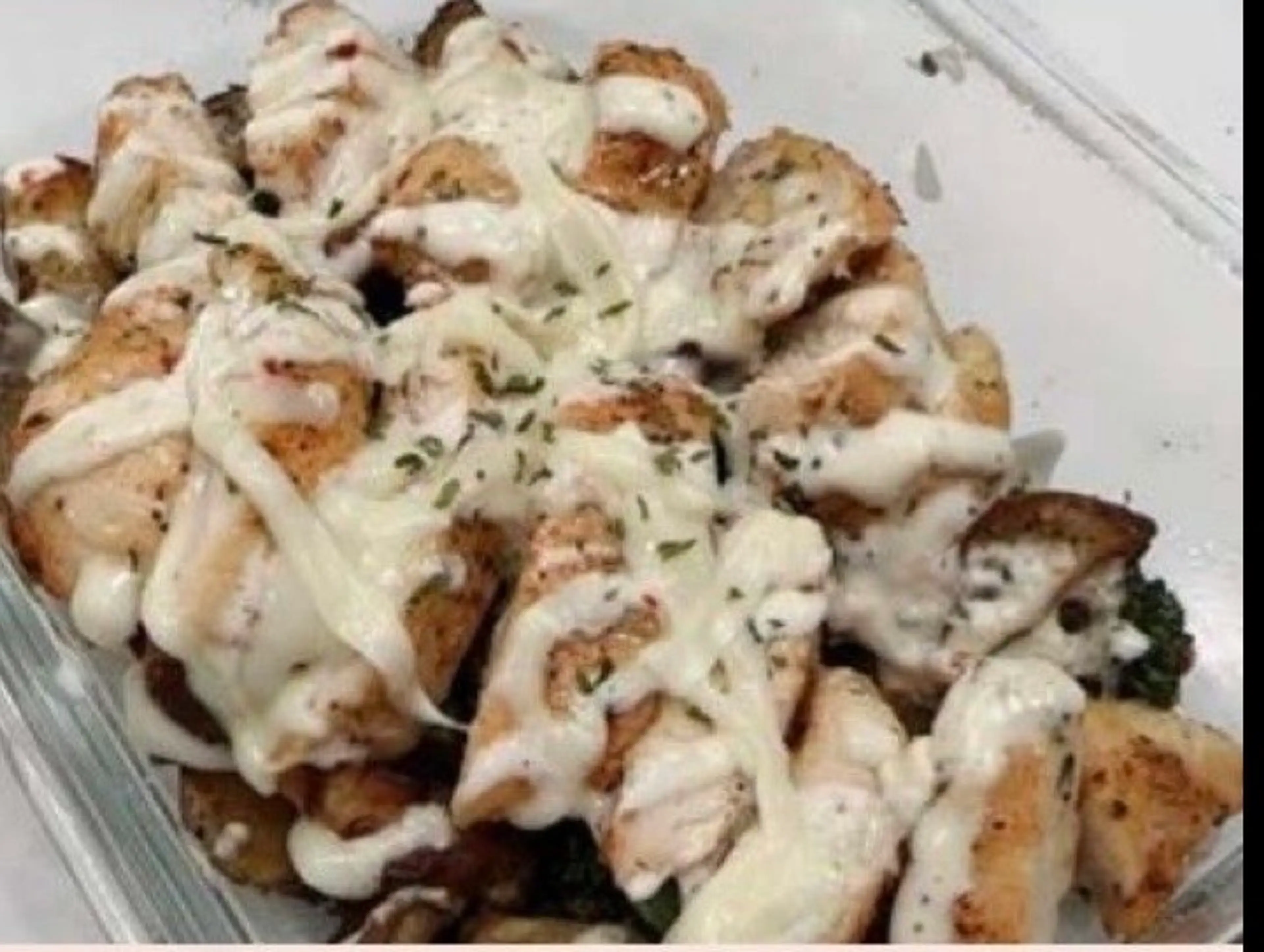 GARLIC PARM CHICKEN BOWL