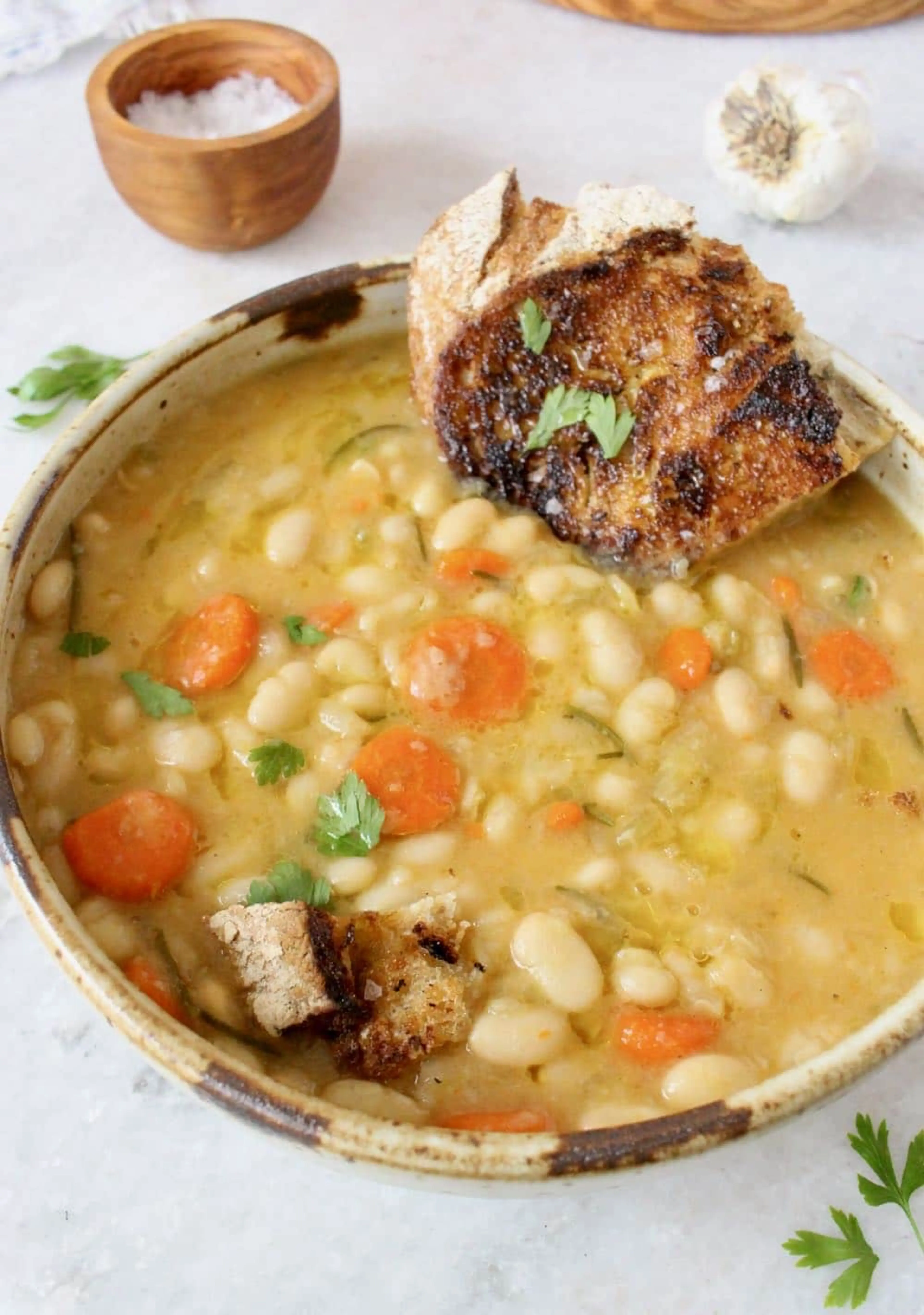 White Bean Stew from Scratch