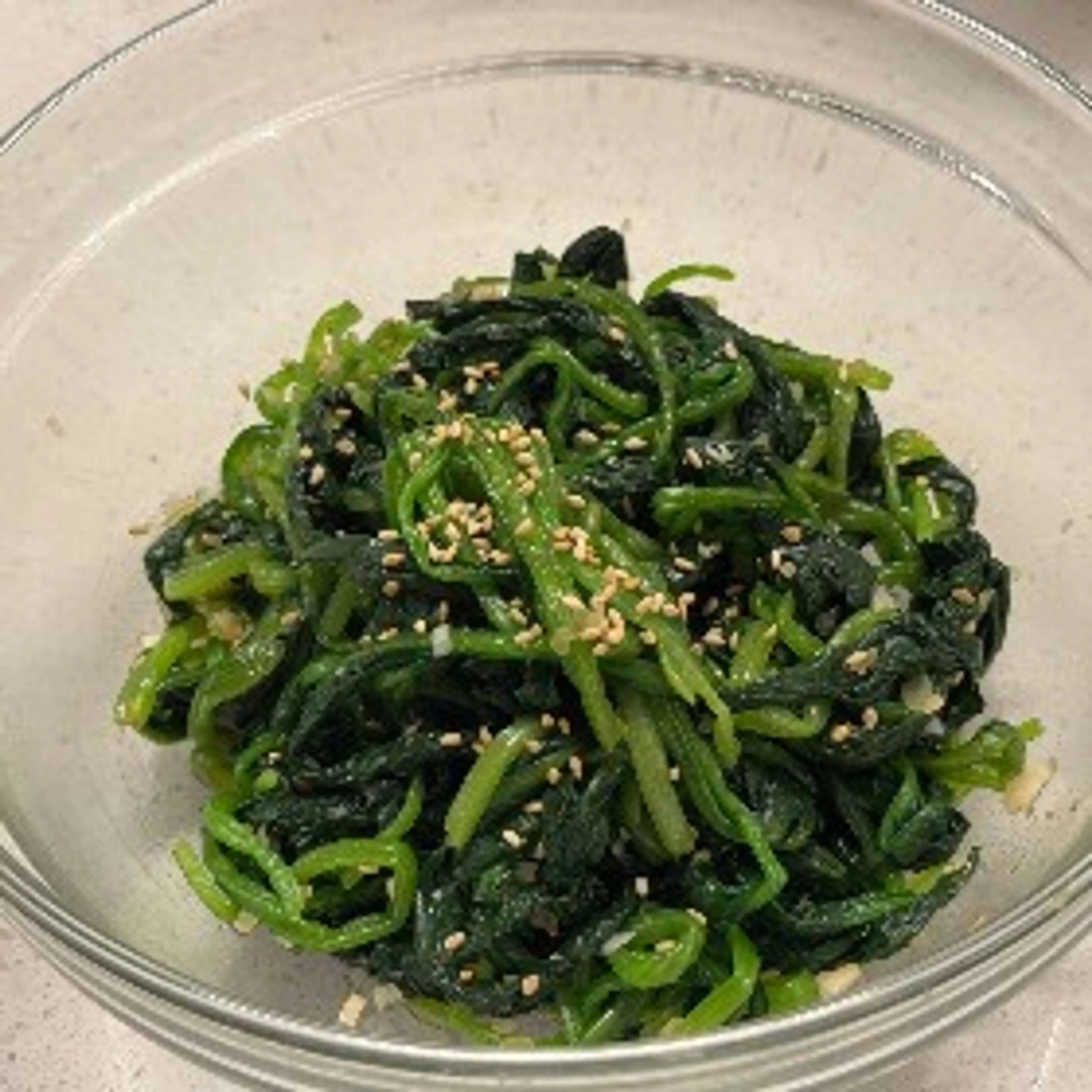 Sigeumchi Namul (Korean Seasoned Spinach)