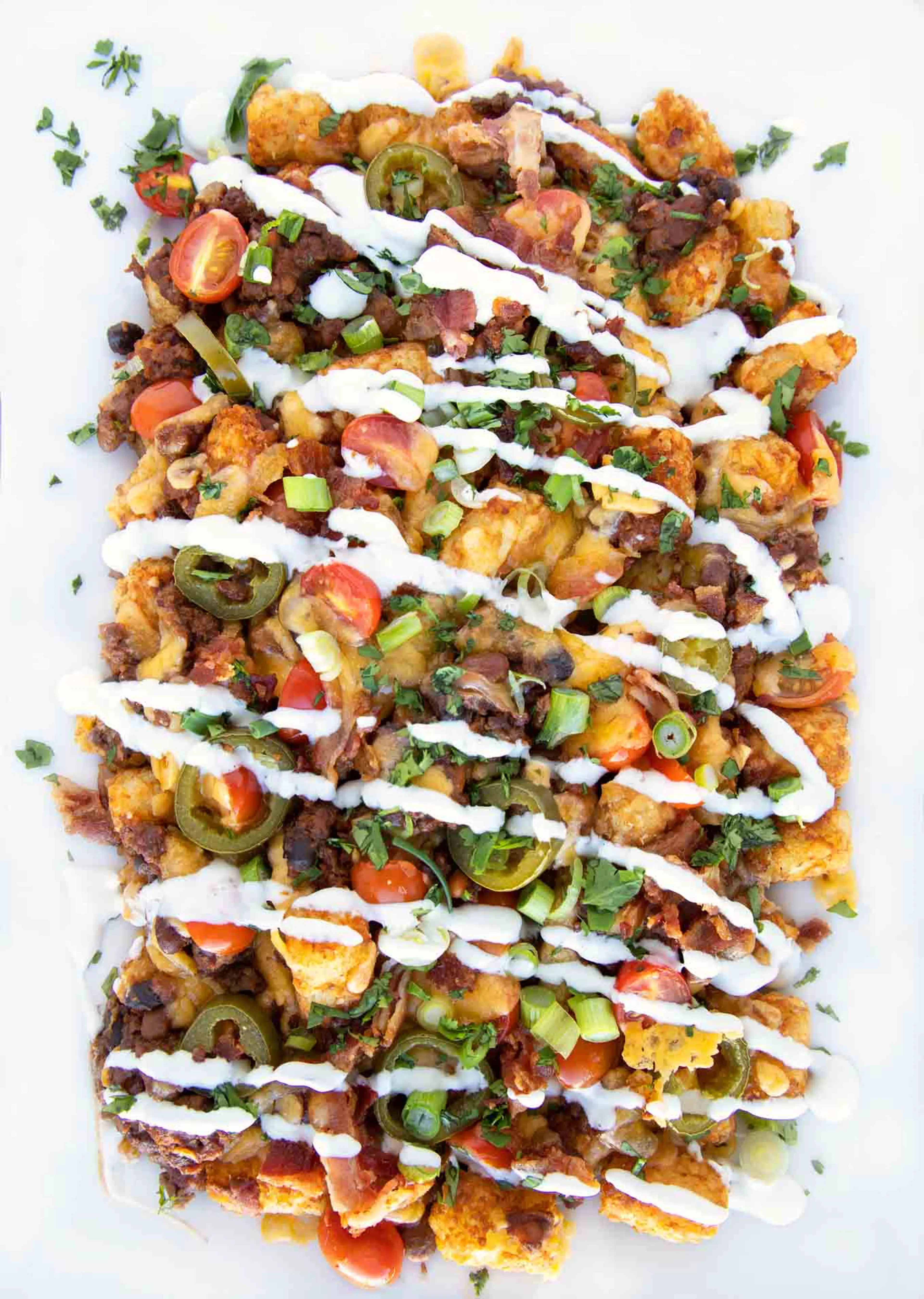 Loaded Tater Tot Nachos Recipe