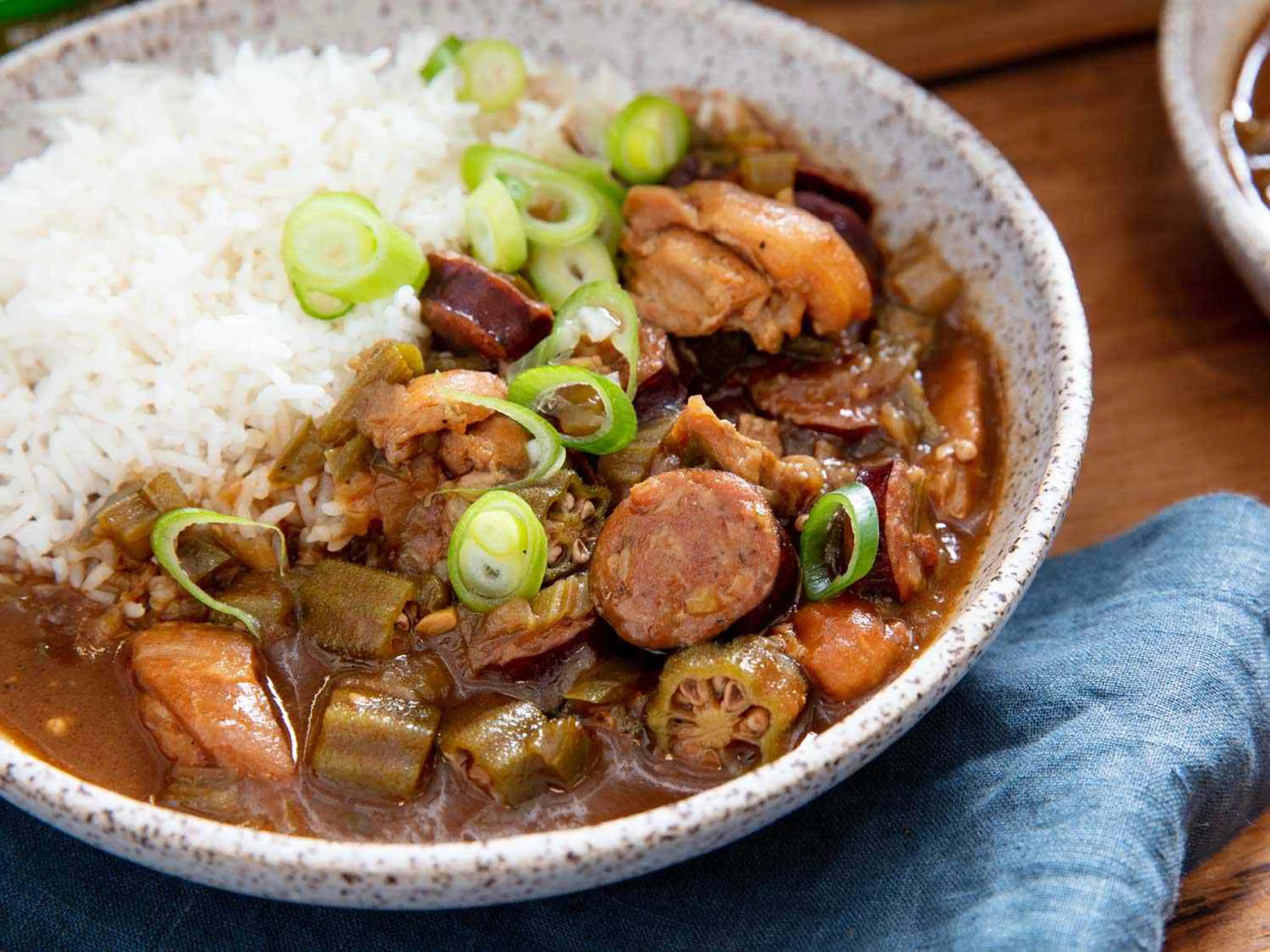 Cajun Gumbo With Chicken and Andouille Sausage Recipe