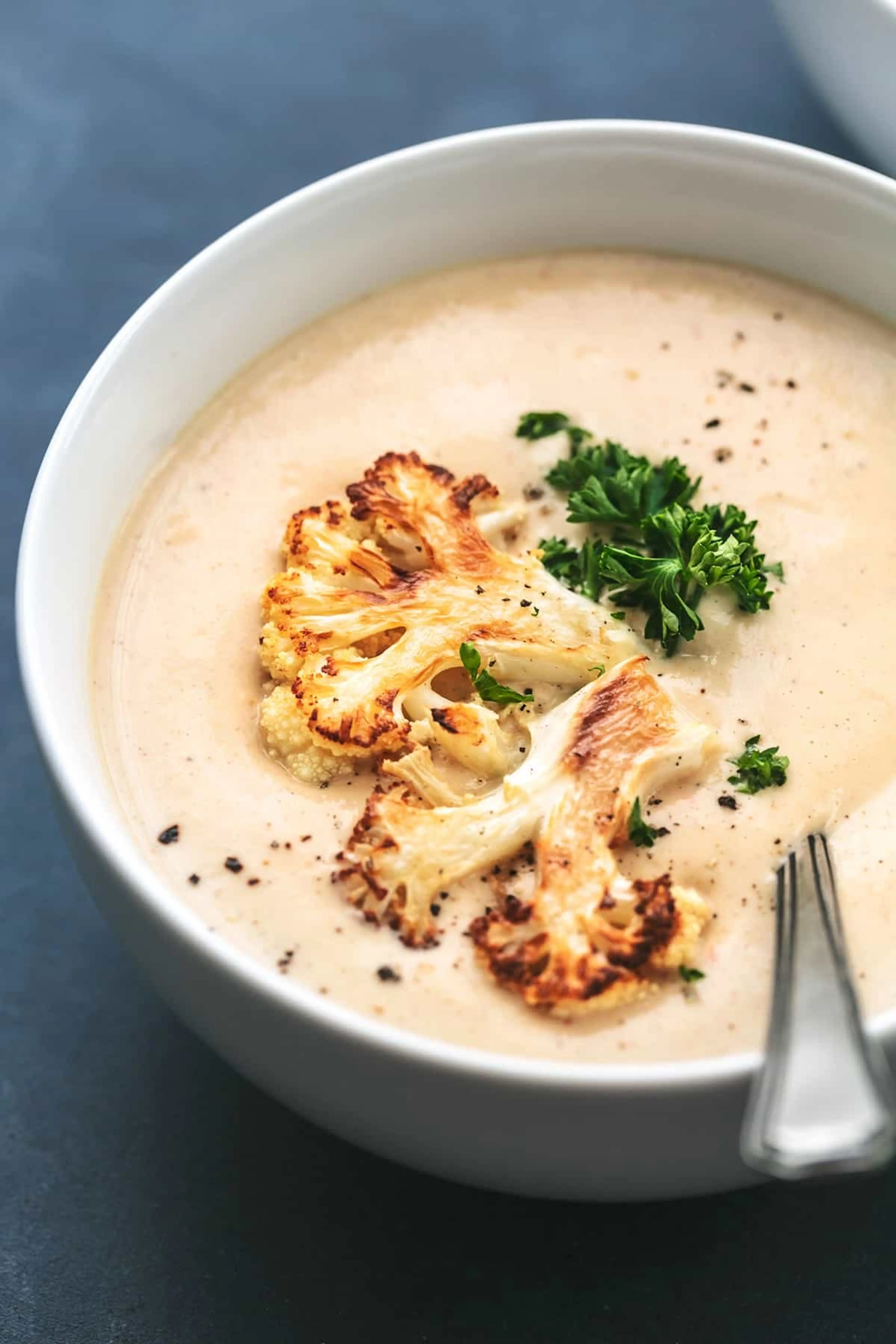 Creamy Roasted Cauliflower Soup Recipe