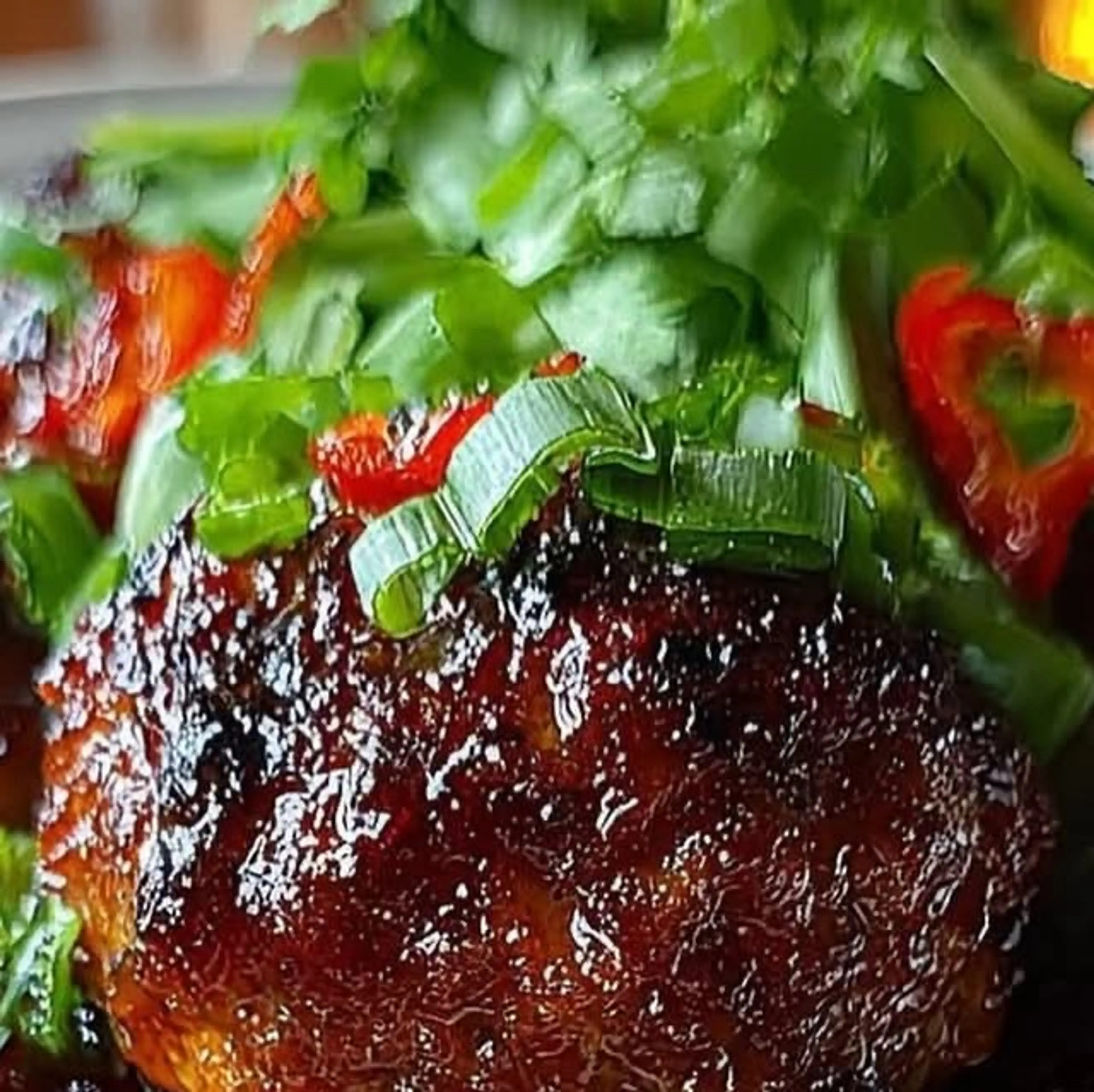 Sweet and Spicy Honey Garlic Meatballs