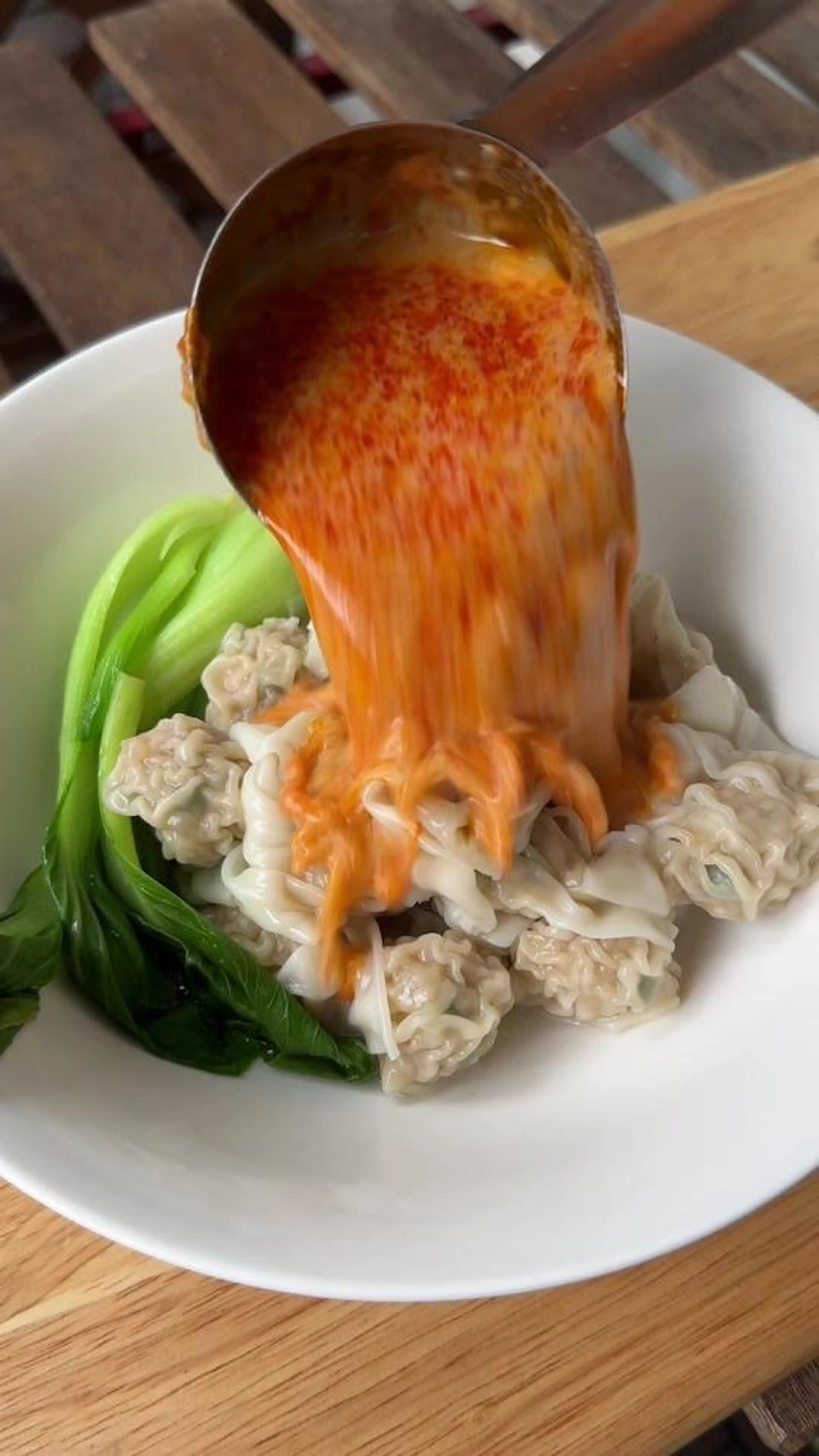 Red Curry Wonton Soup