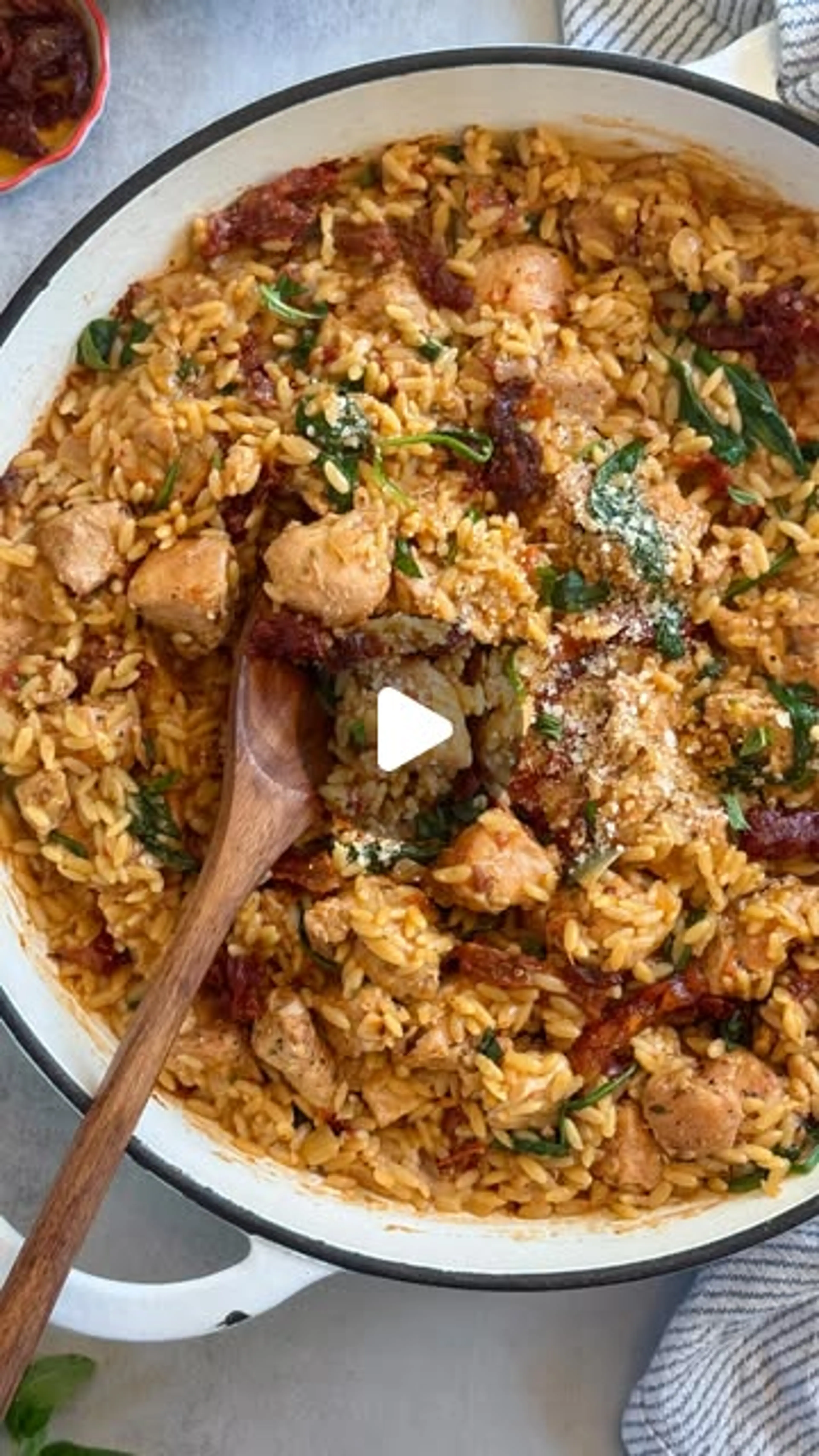 Chicken & Spinch Orzo