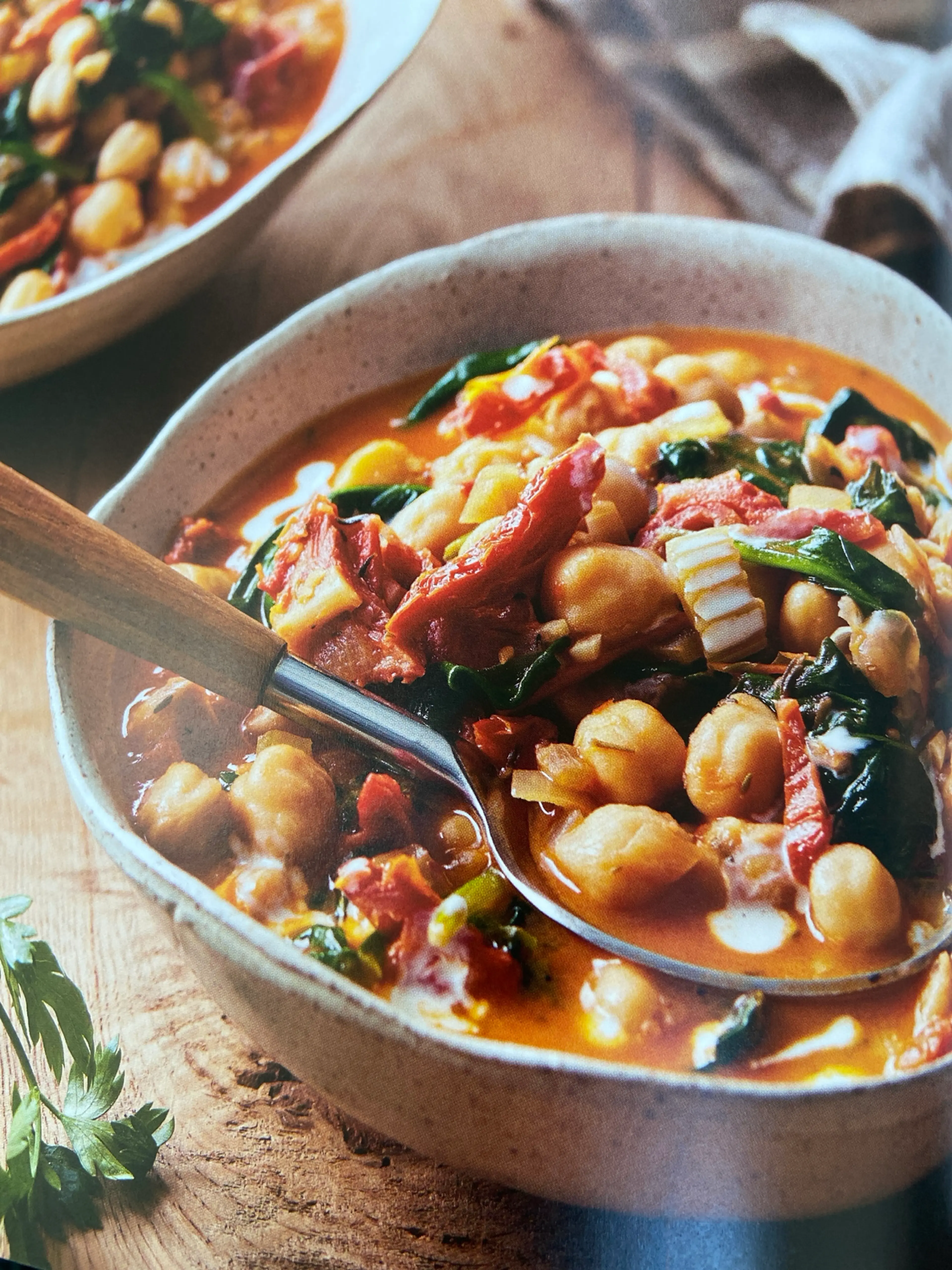 Chickpea & Spinach Stew