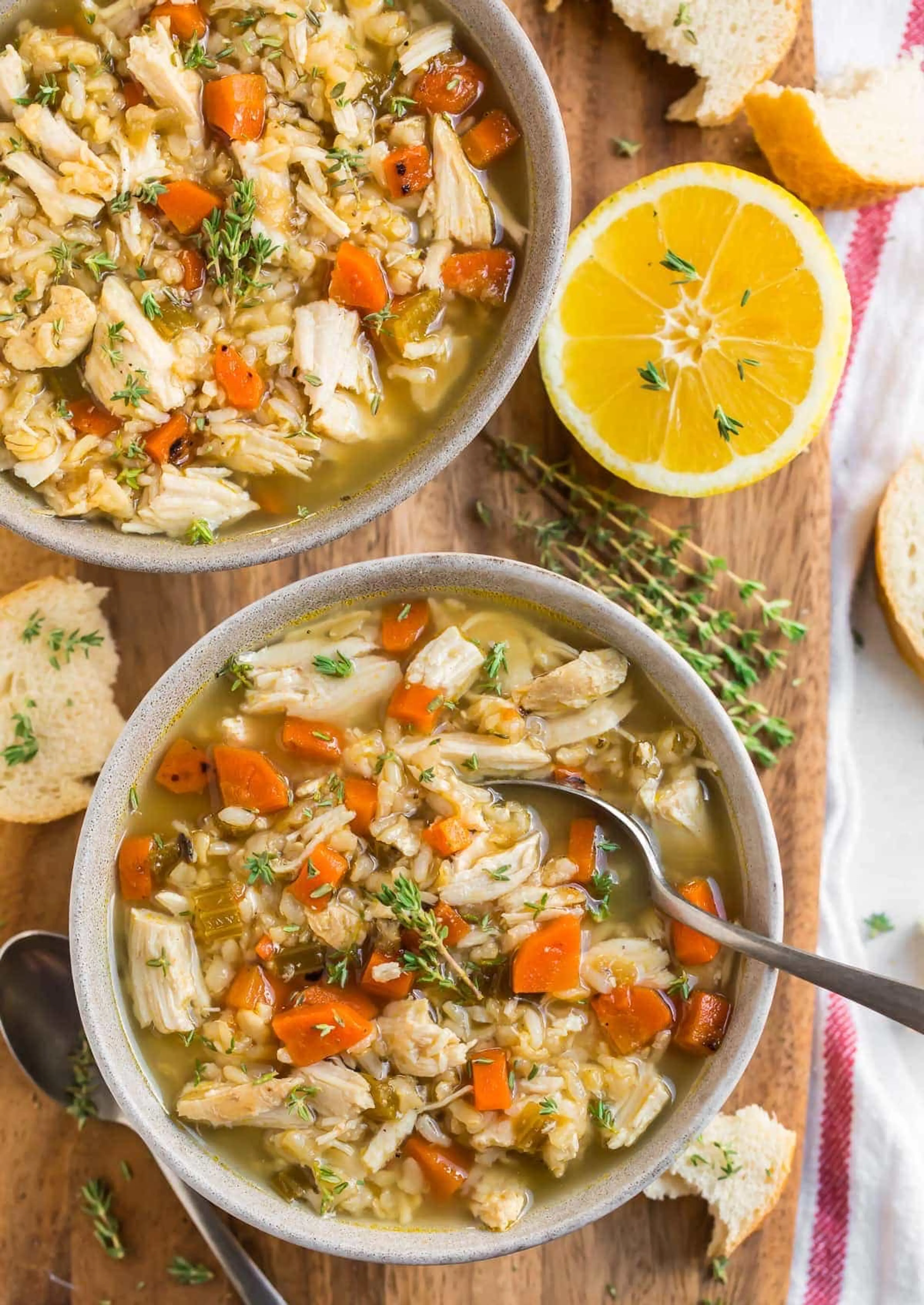 Crock Pot Chicken and Rice Soup