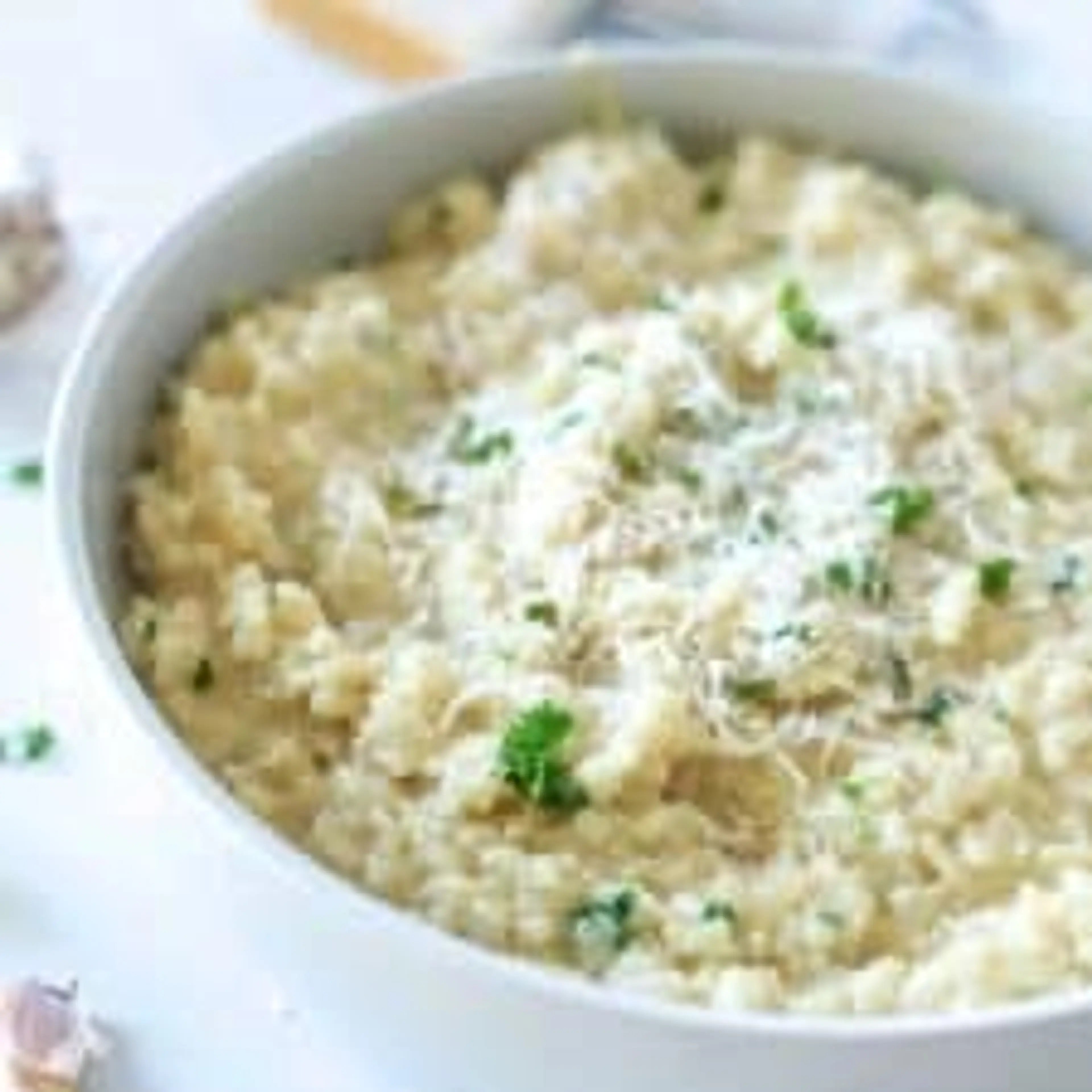 Creamy Garlic Parmesan Risotto
