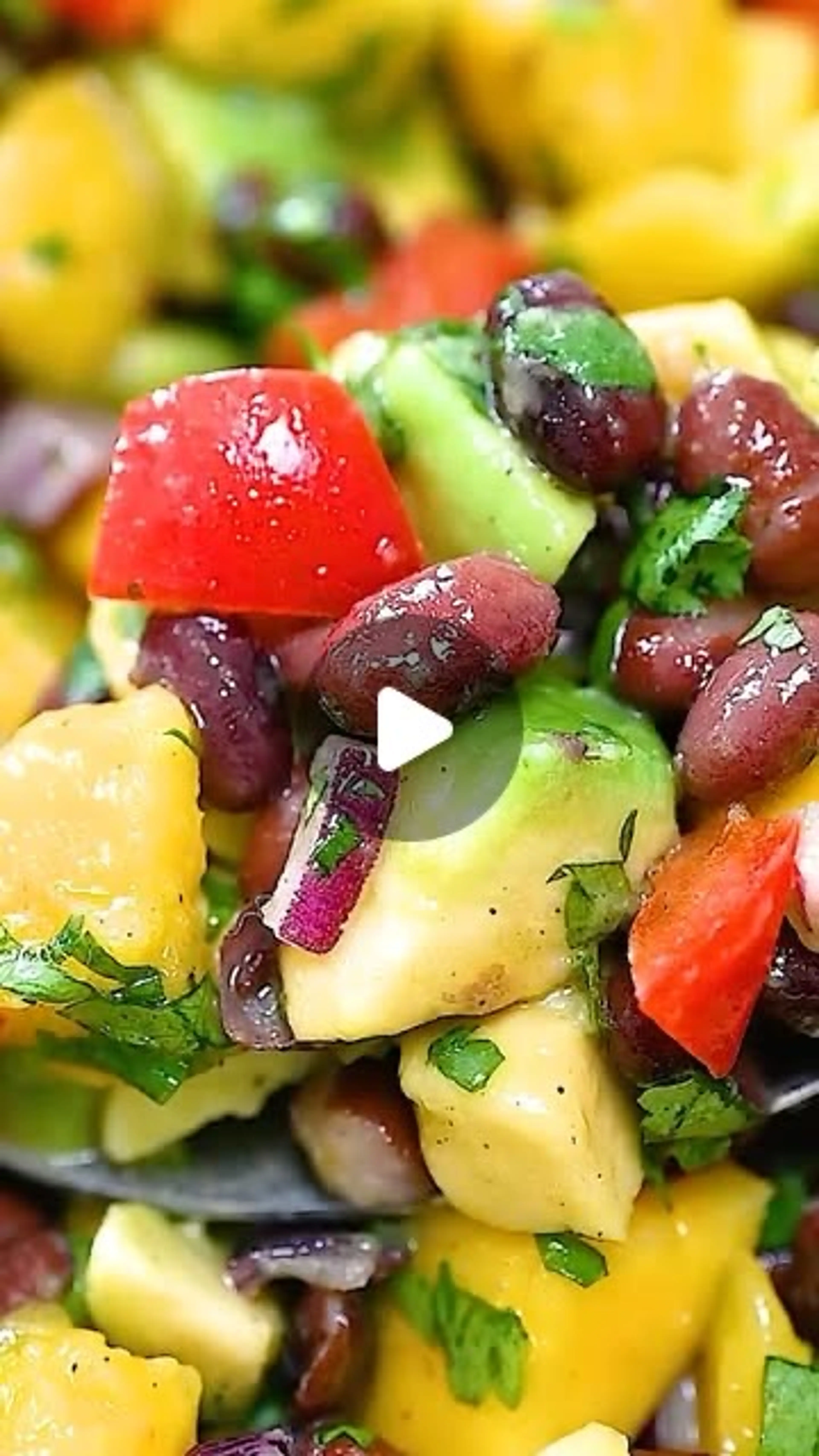 Black Bean Mango Avocado Salad