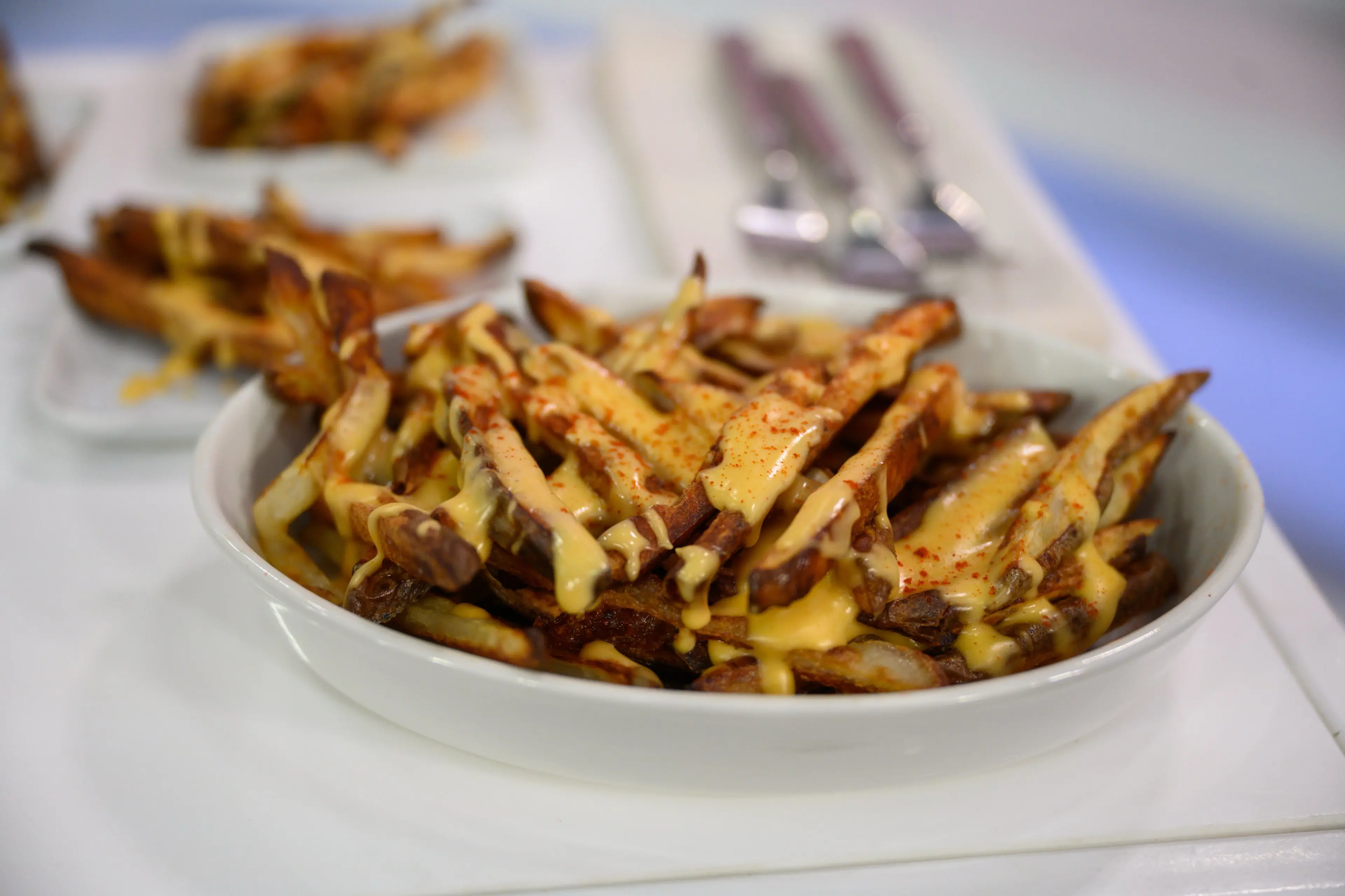 Oven-Roasted Cheese Fries