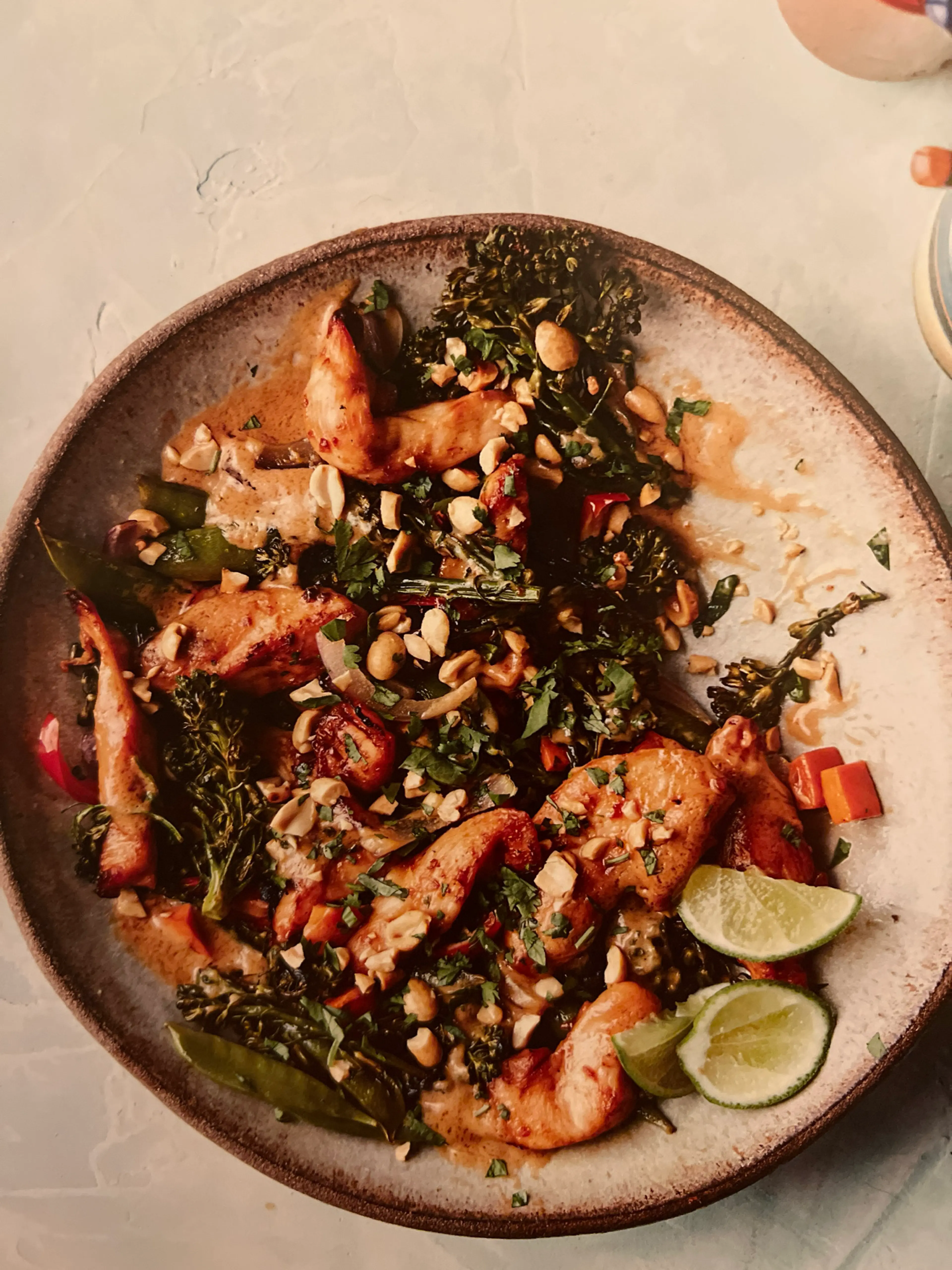 Spicy Peanut Chicken and Vegetables