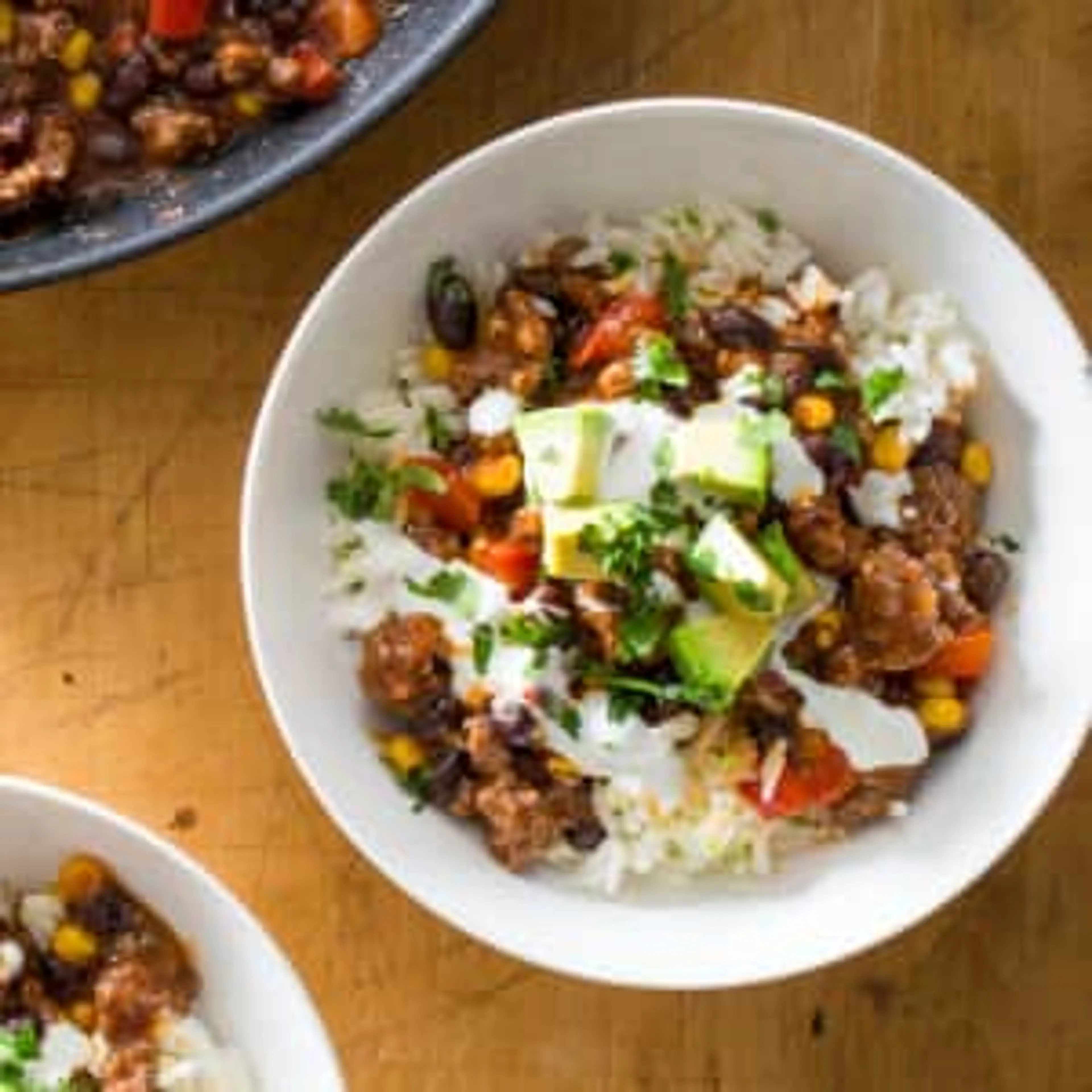 Skillet Chipotle Chili with Plant-Based Meat