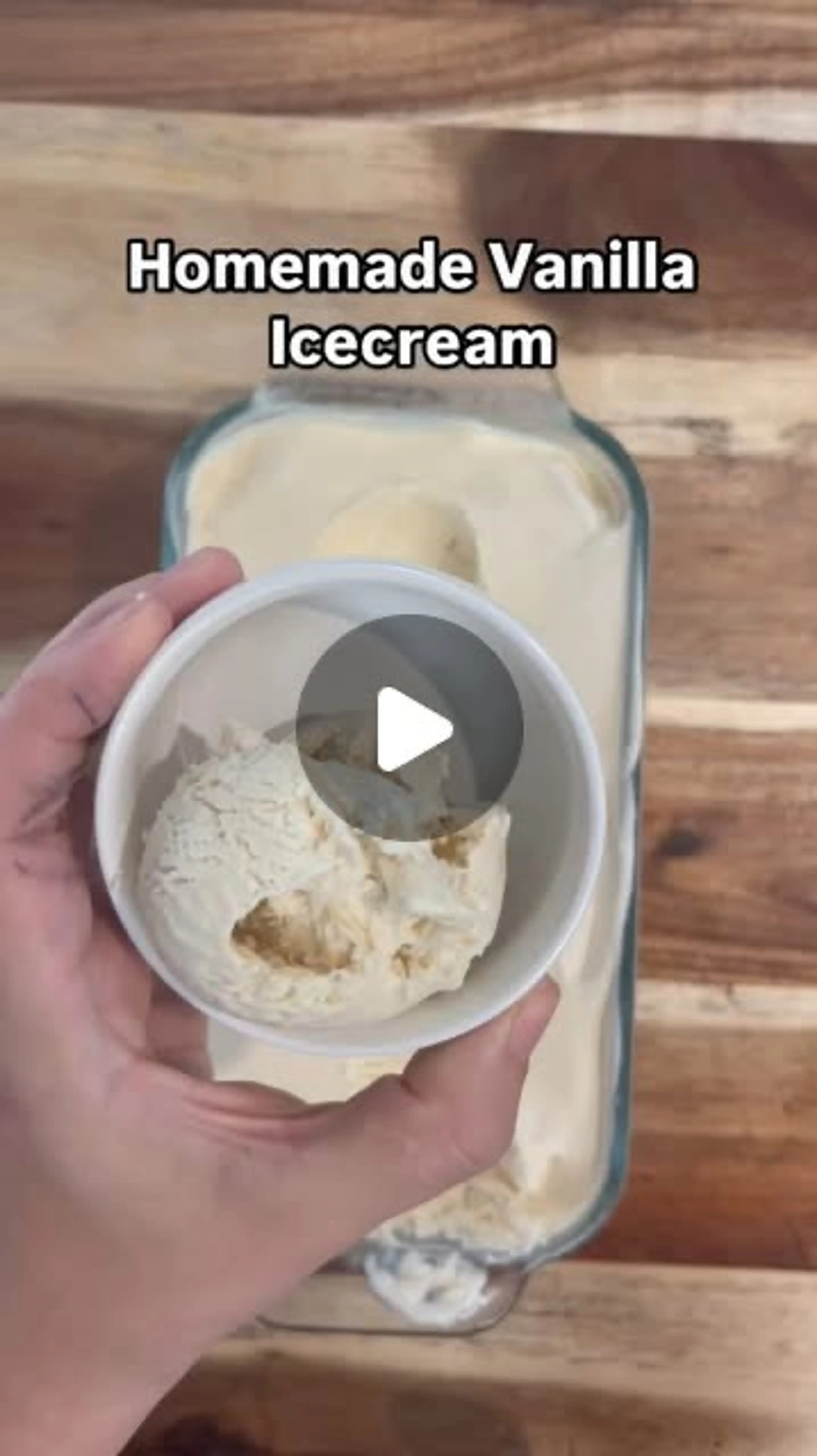Homemade Vanilla Ice Cream Recipe