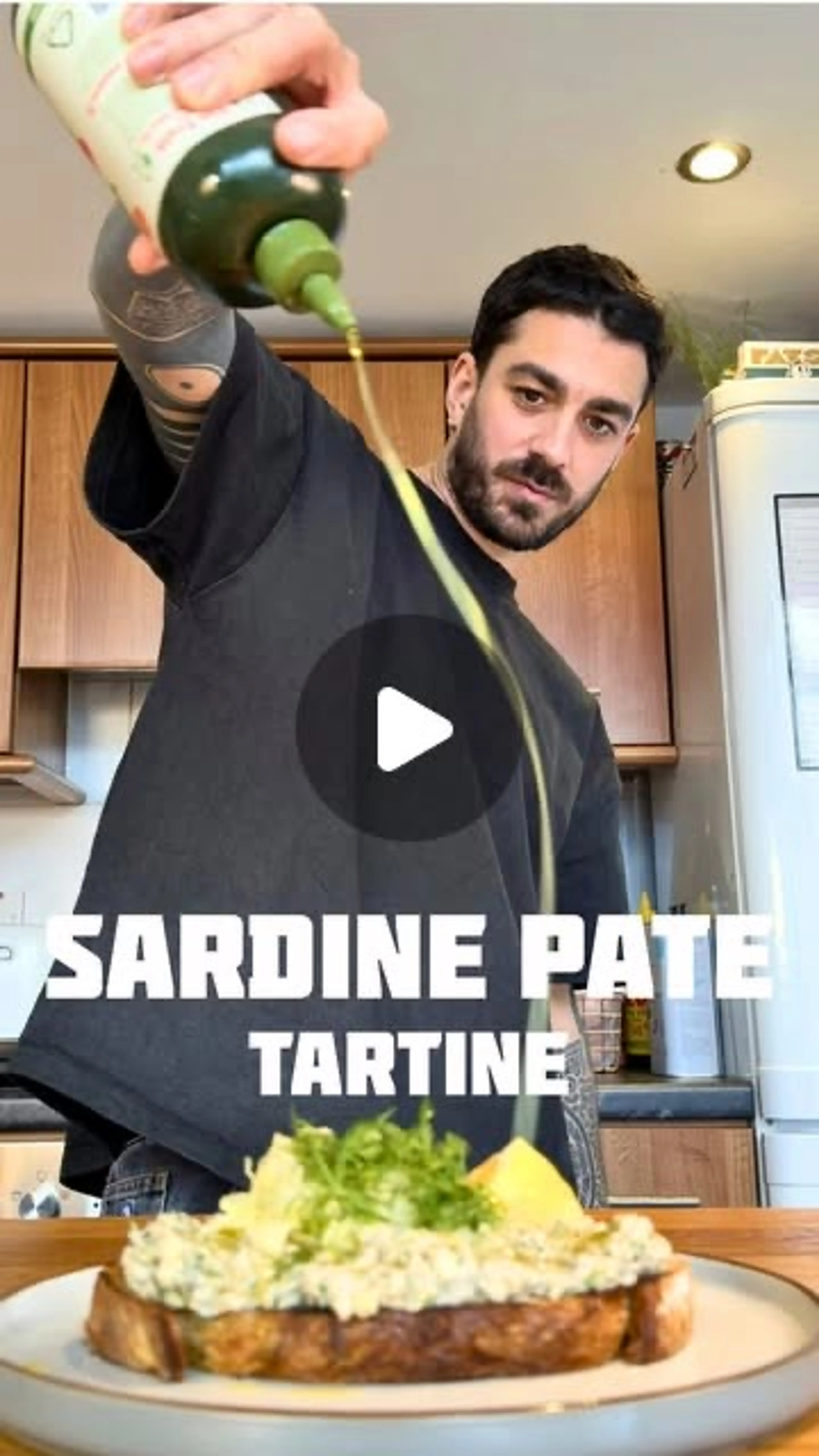 Sardine Pâté and Fennel Salad Tartine