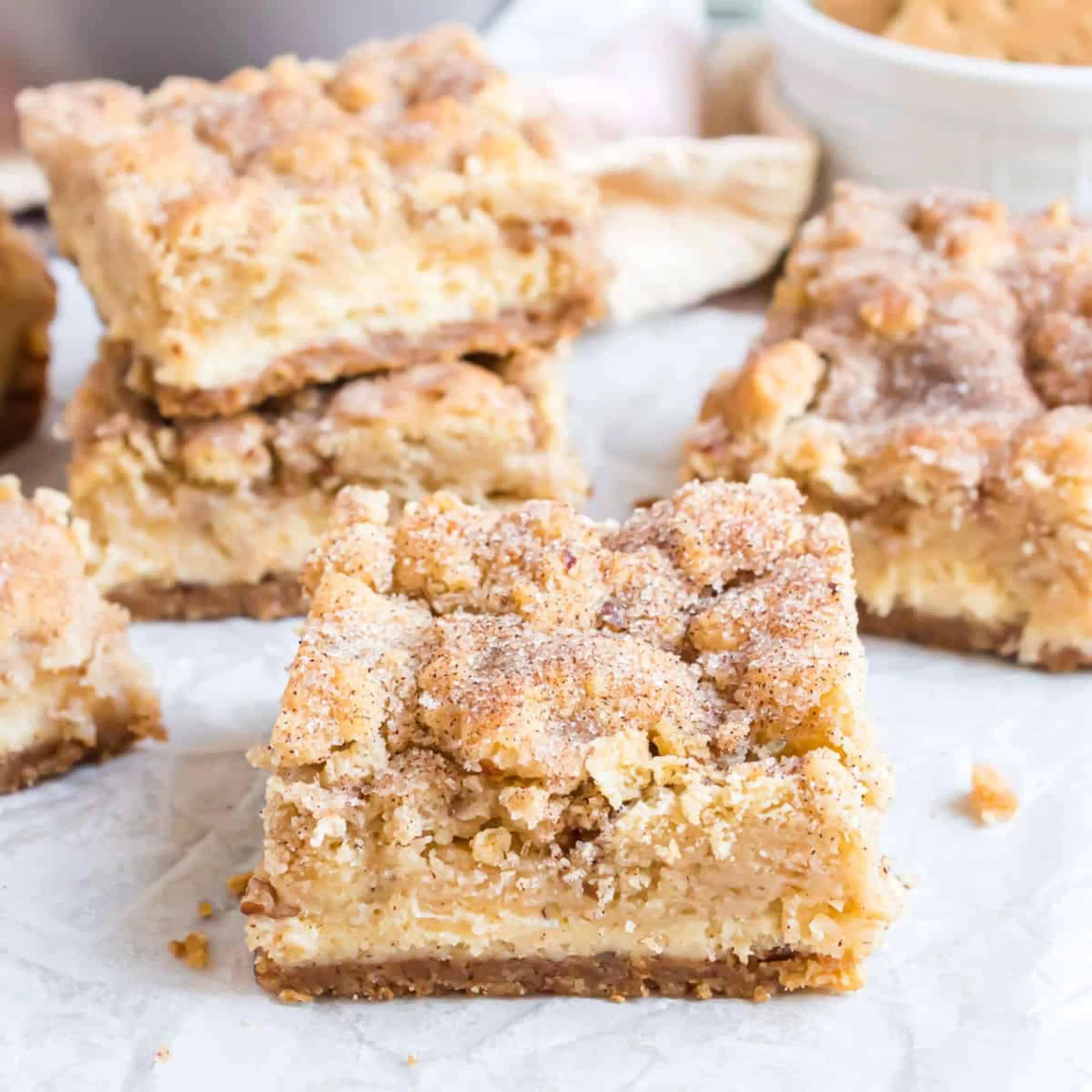 Snickerdoodle Cheesecake Bars