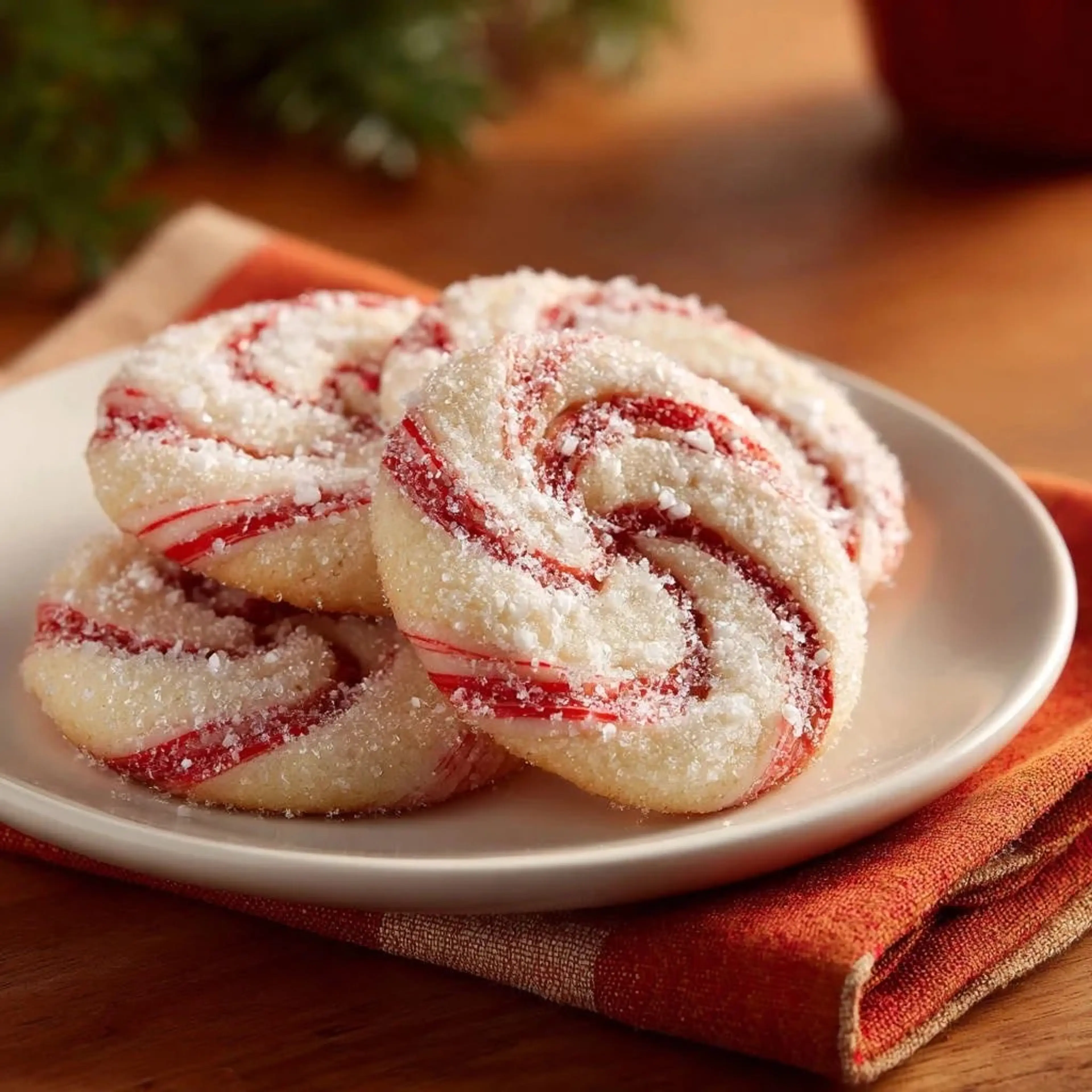 Peppermint Swirl Cookies