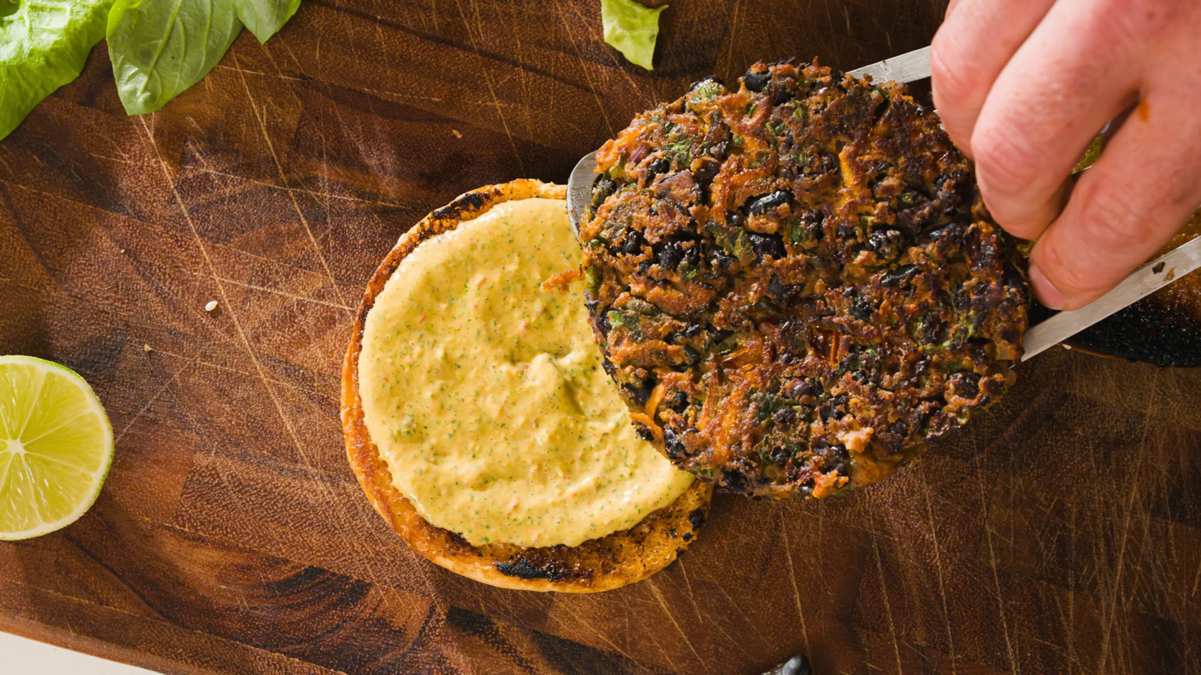 Andy’s Chipotle Black Bean Burger